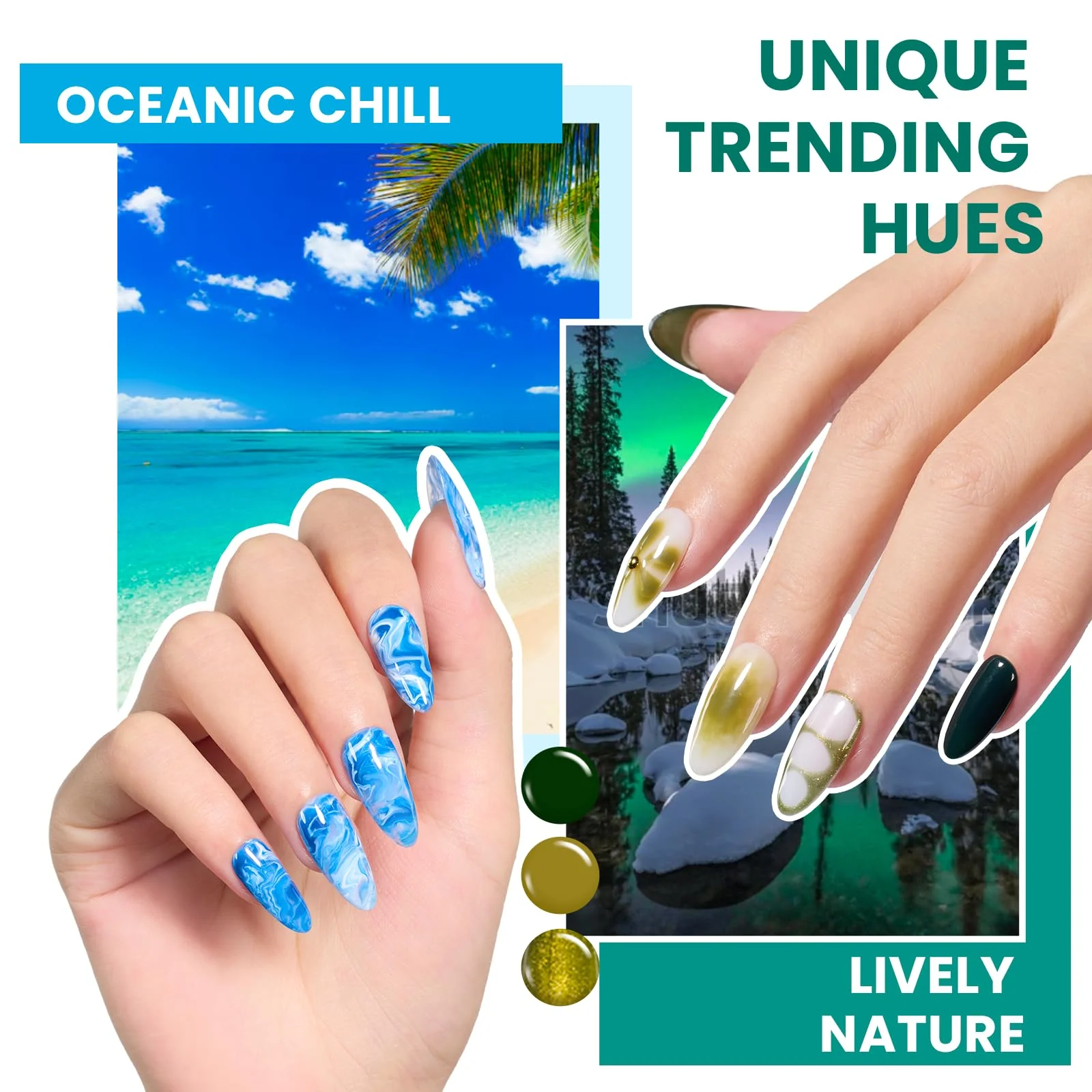 (Extra Free $20 Gift) 100 Colors Nails 110 PCS Perfect Gift Gel Polish Set for All Season - Image 4