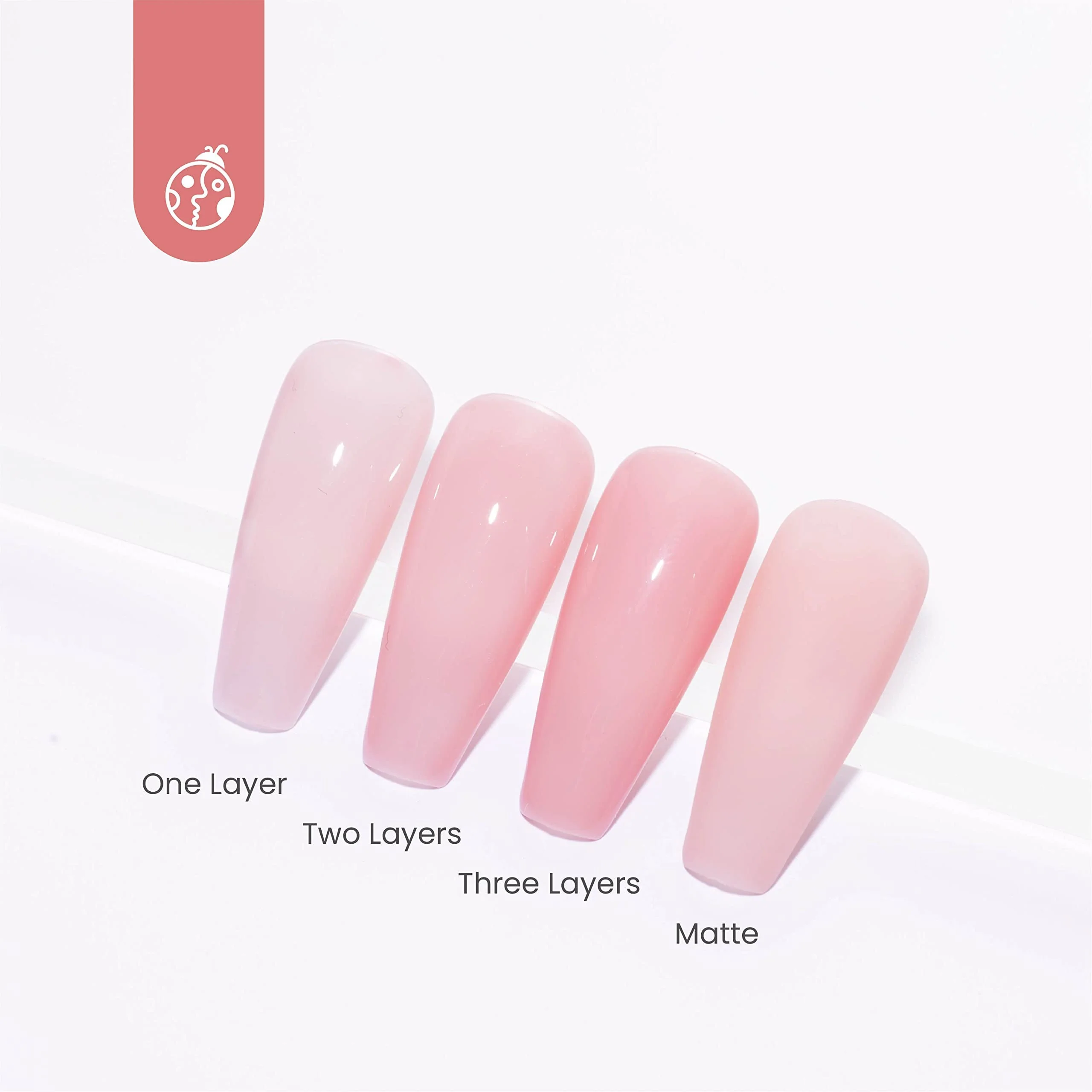 15ML Nude Pink Jelly Nails Gel Polish - Sheer Concealer Nail Gel - Image 2