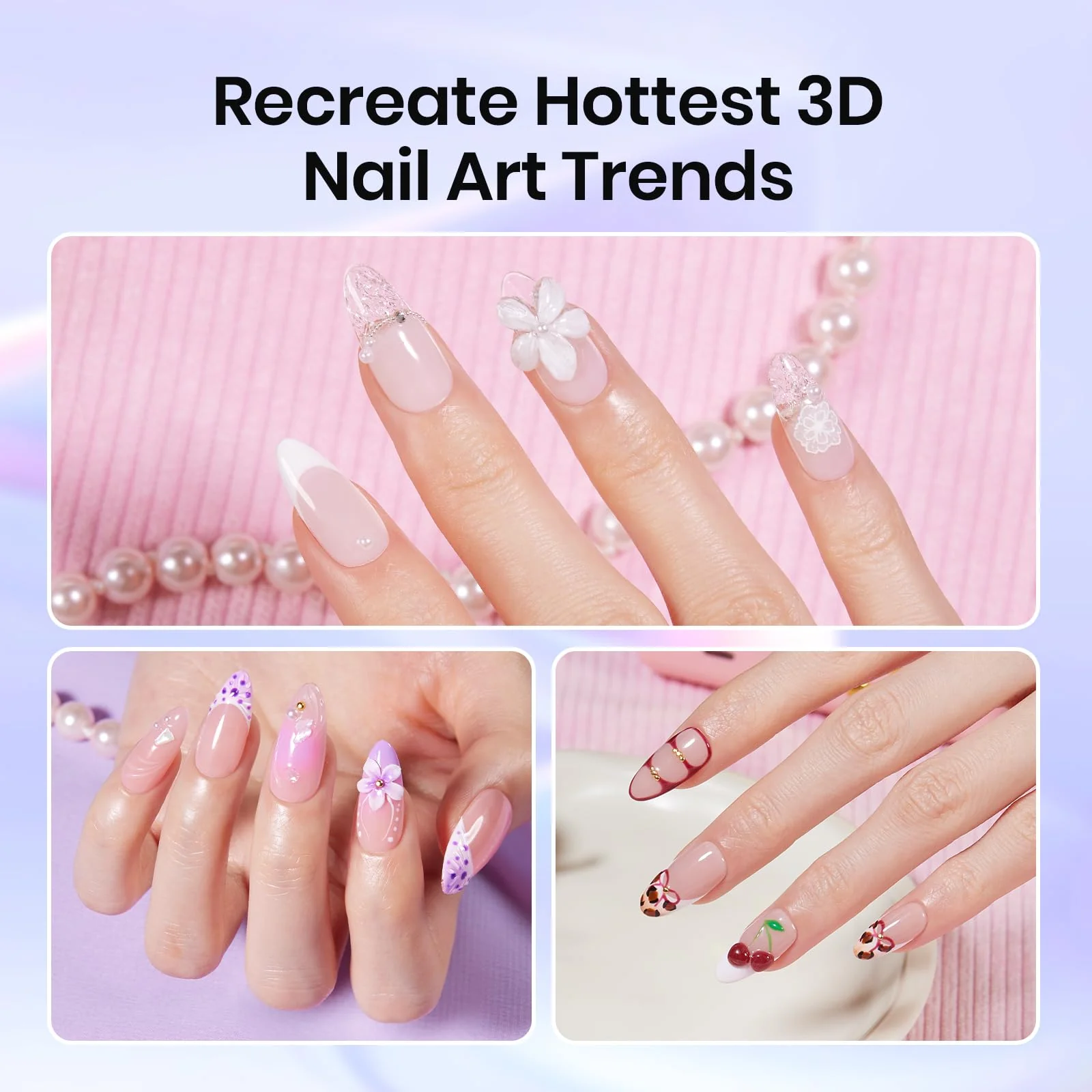 5Pcs Silicone Dual-Head Nail Art Tools Brushes Set - Image 6