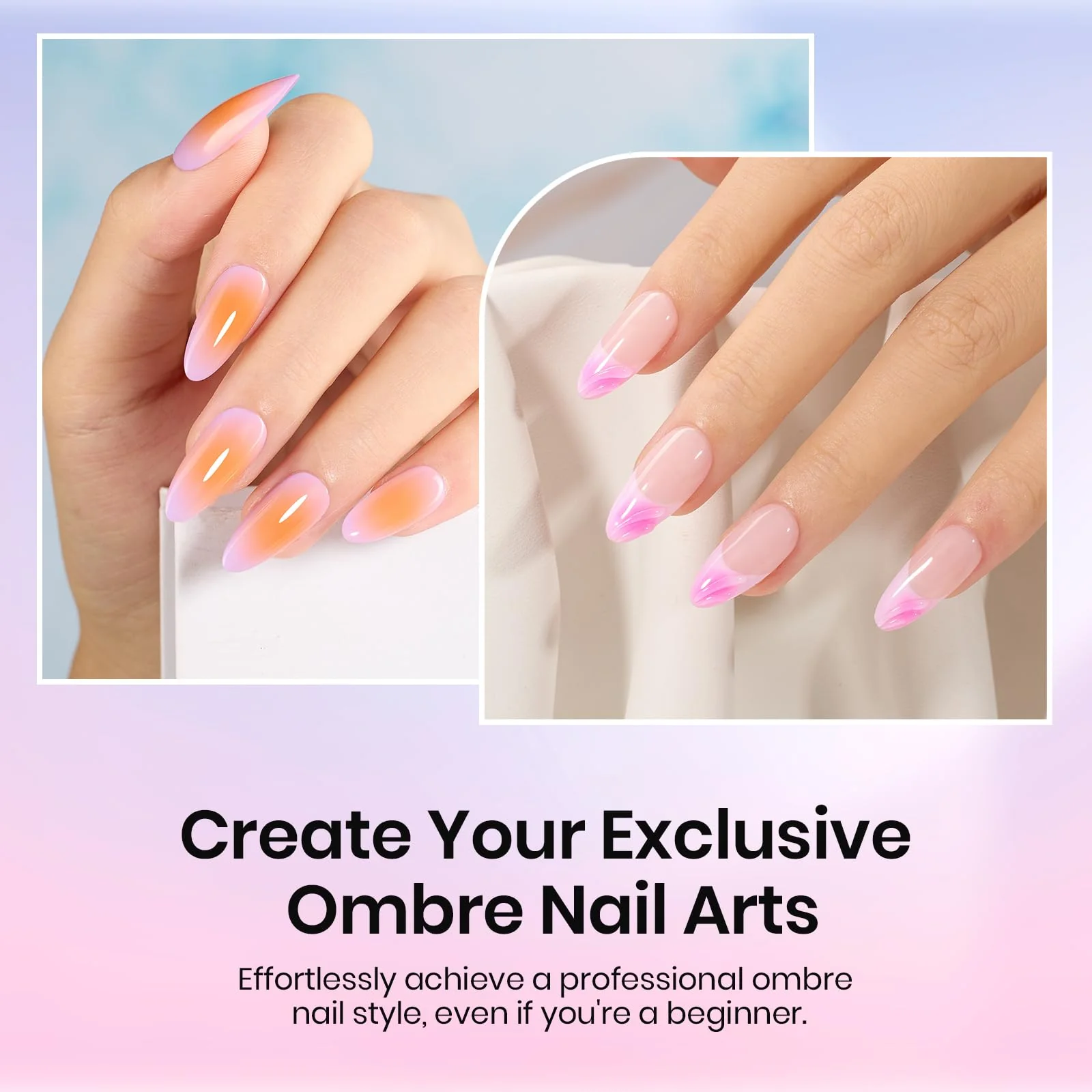 Beetles 88pcs Soft Nail Sponges for Ombre Gradient with Grabbing Pen Tool - Image 7