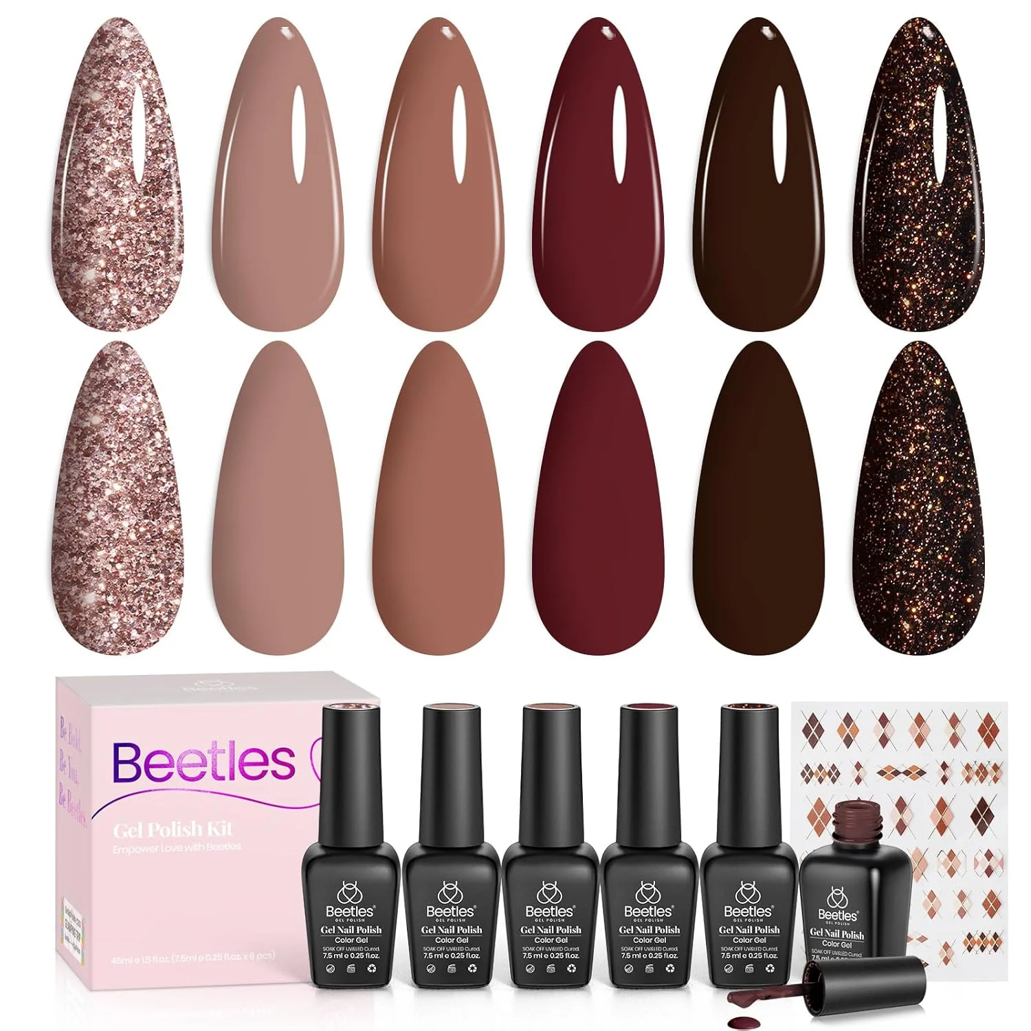 Academia Aesthetic | Gel Polish 6 Colors Set - Image 7