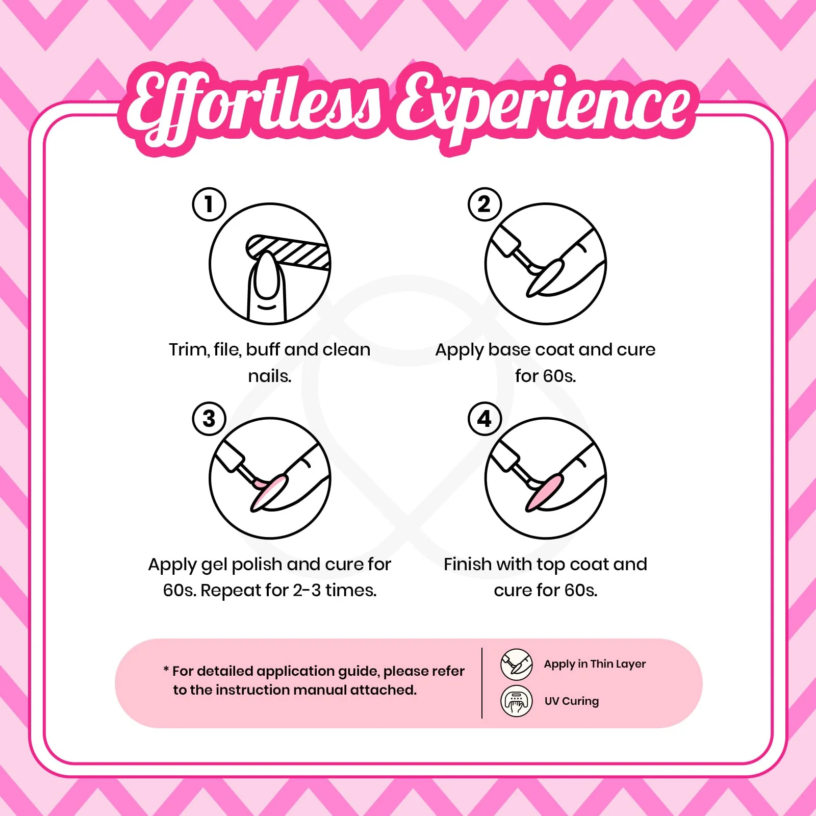 Alluring Sweetie-20 Gel Colors Set Nails with Top and Base Coat (5ml/Each) - Image 5