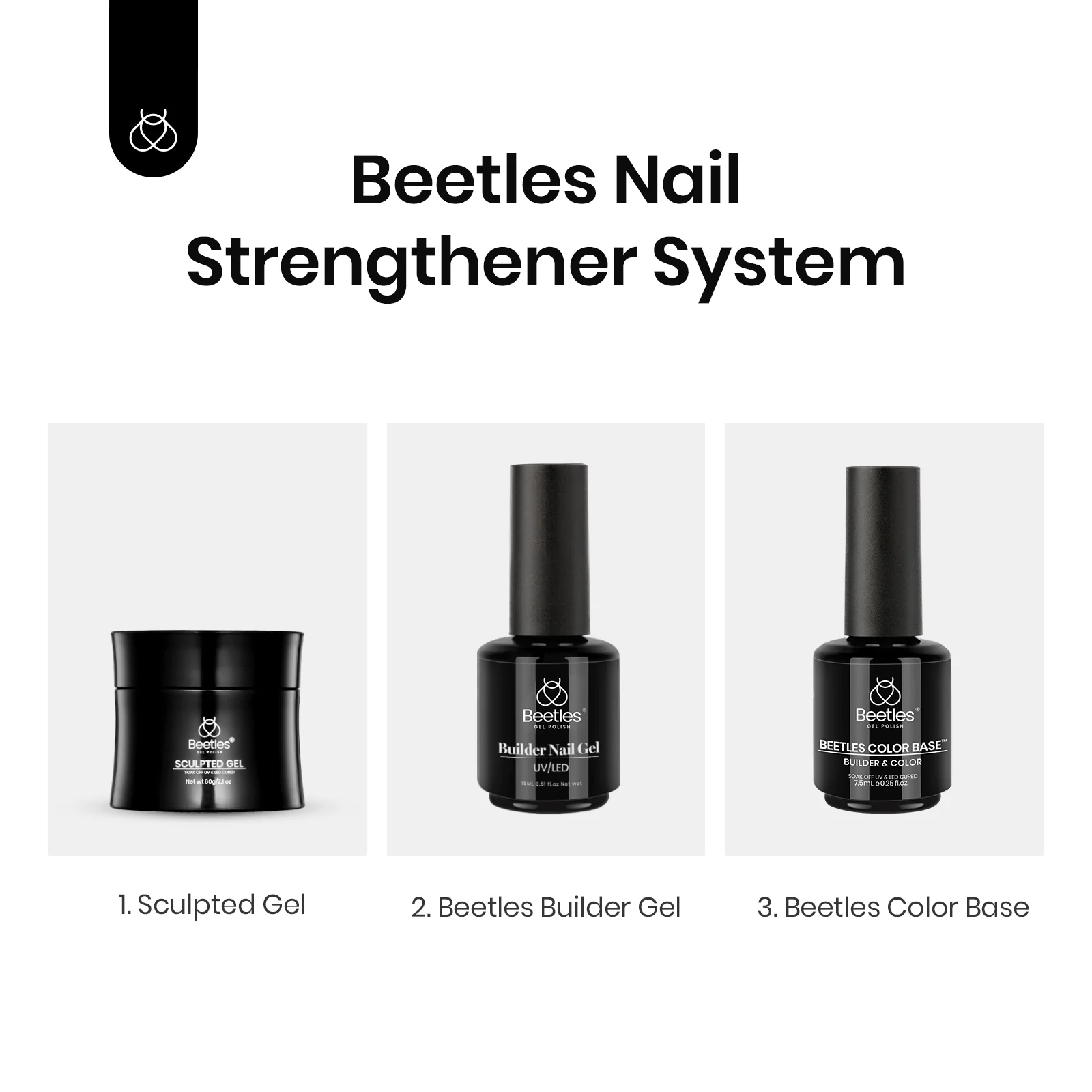 Beetles 10 in 1 Sculpture Gel Hard Gel-60g - Image 4