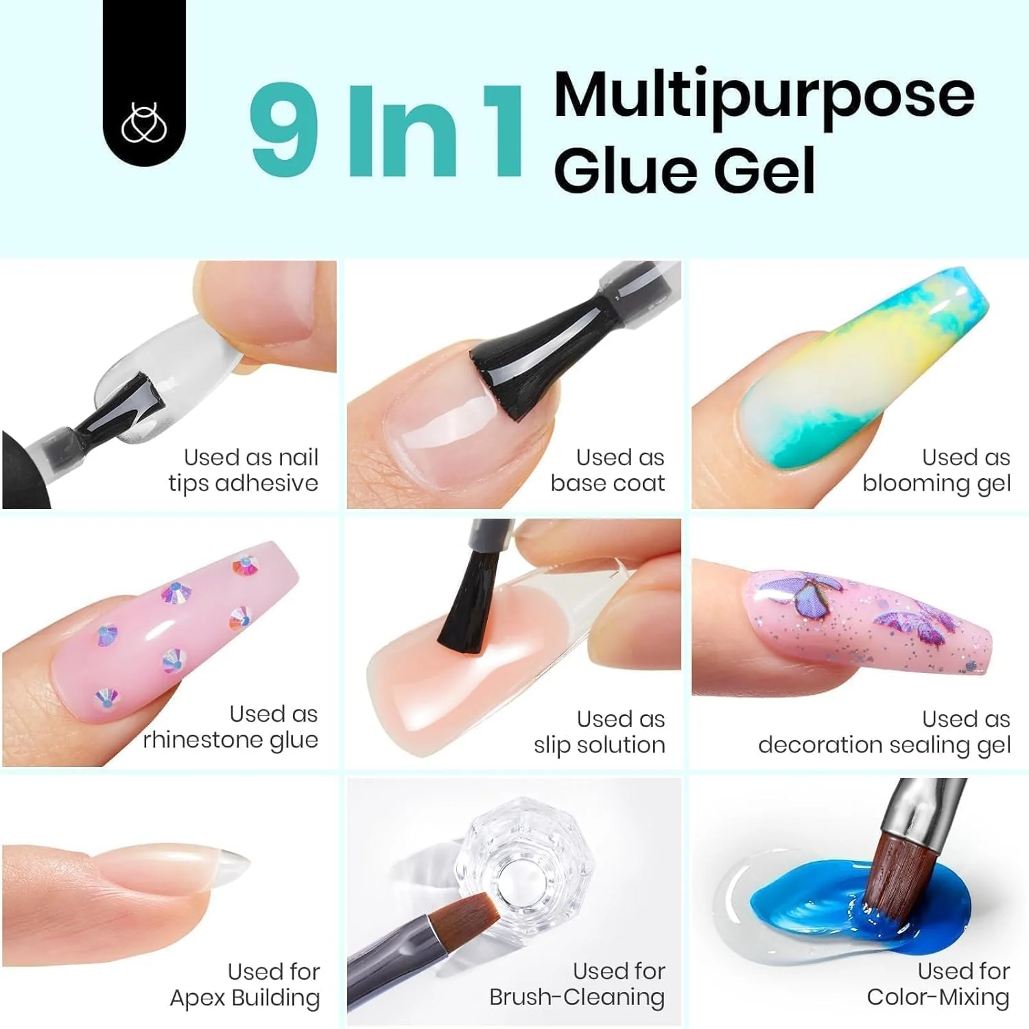 Beetles 15ml Builder Gel & Nail Glue & Top Coat - Image 3