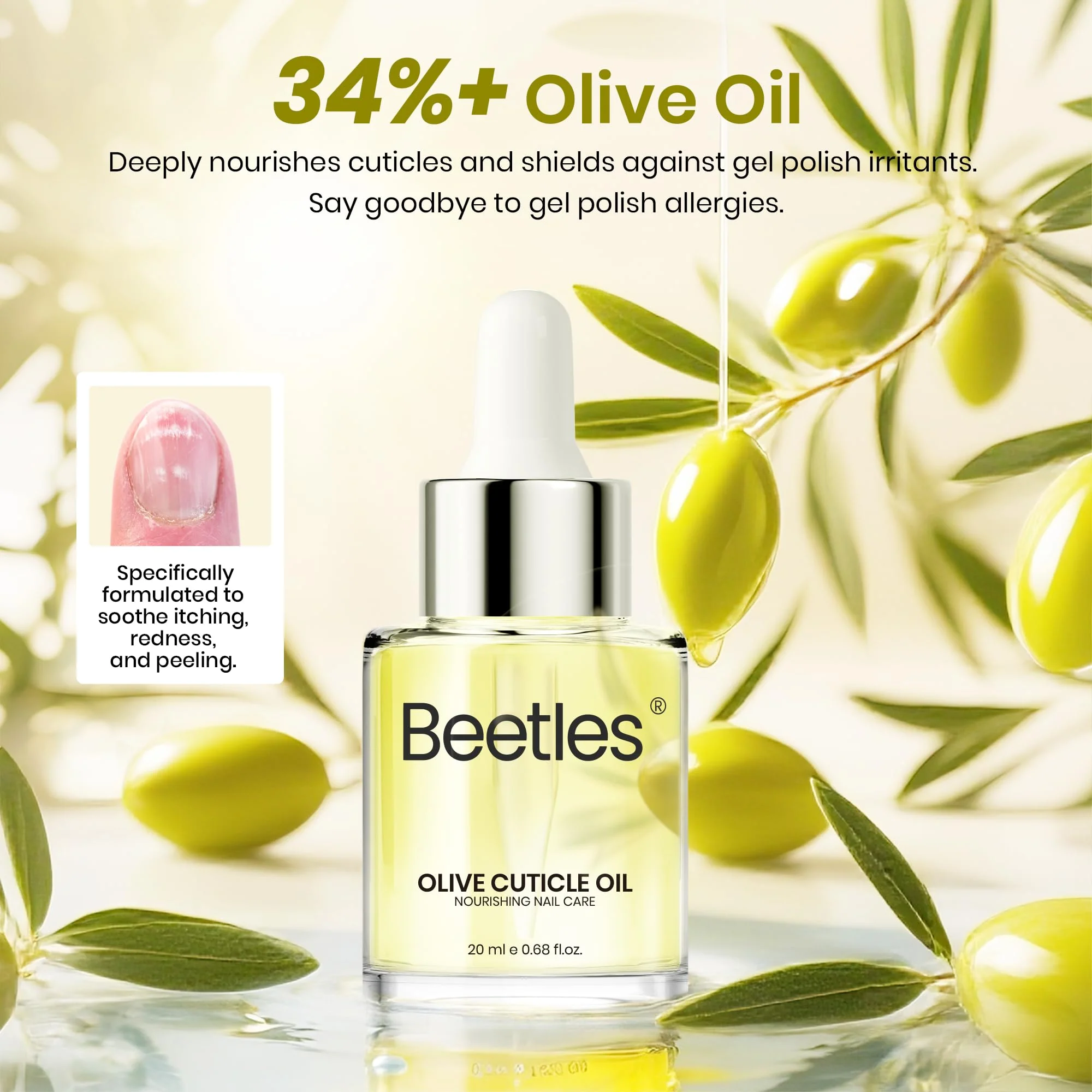Beetles 20ml Cuticle Oil Nail Oil Care for Nail -014 - Image 2