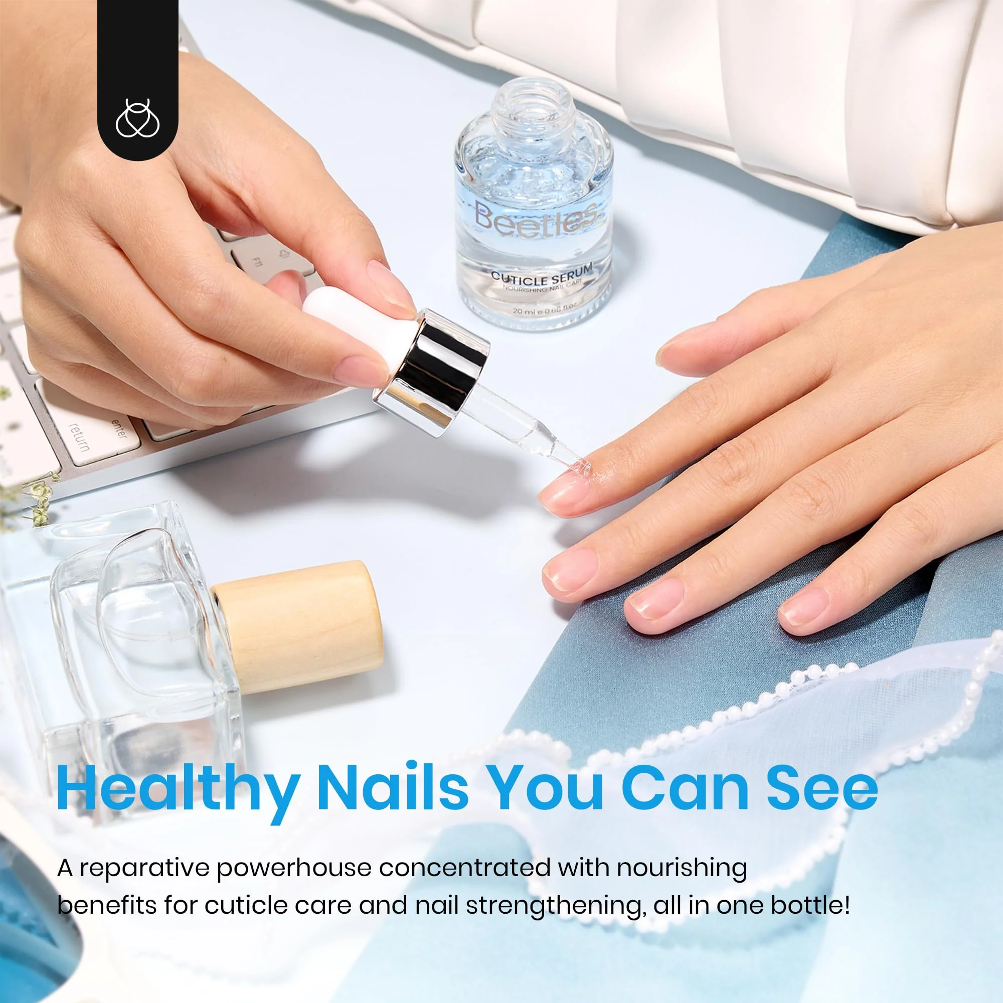 Beetles 20ml Facial-Grade Cuticle Serum Oil Care for Nail - Image 2