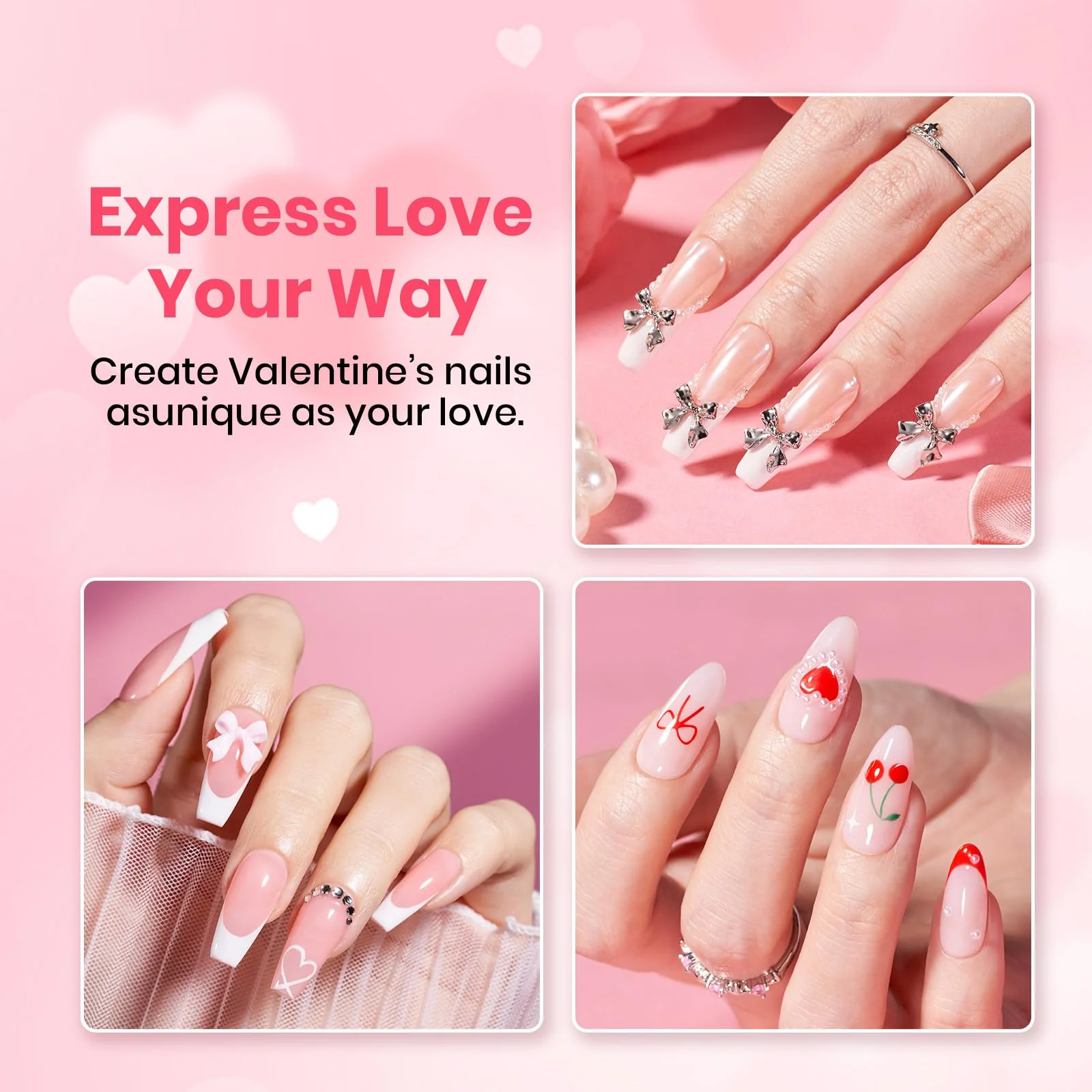 Beetles 3D Gel Nail Art Rhinestones Glue Kit - Nails Limited Nail Decorations for Nail polish - Image 6