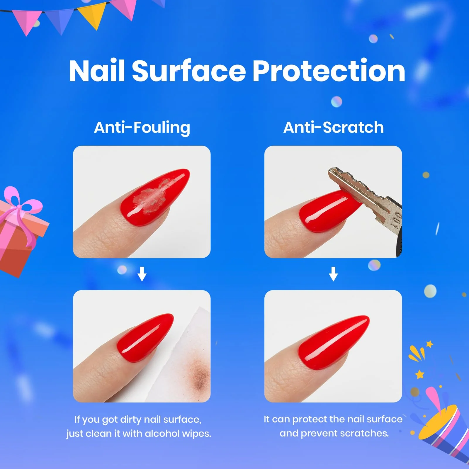 Beetles 3Pcs 15ml White Gel Nail Polish and No Wipe Gel Top Coat & Base Coat Set - Image 7