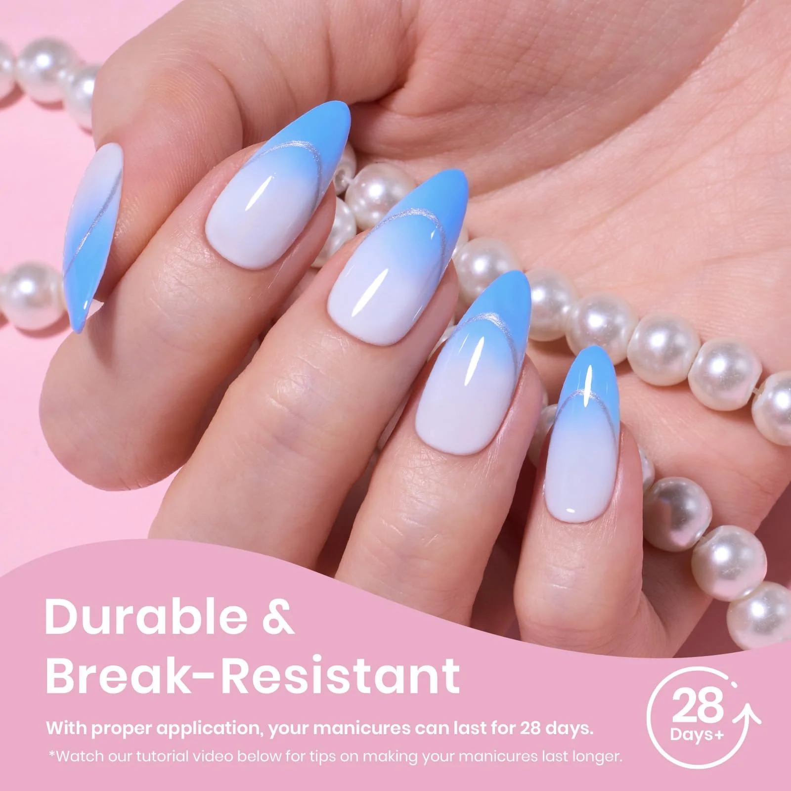 Beetles Almond Medium Nail Tips 576pcs 12 Sizes DIY Nail Extension Gift for Women - Image 9