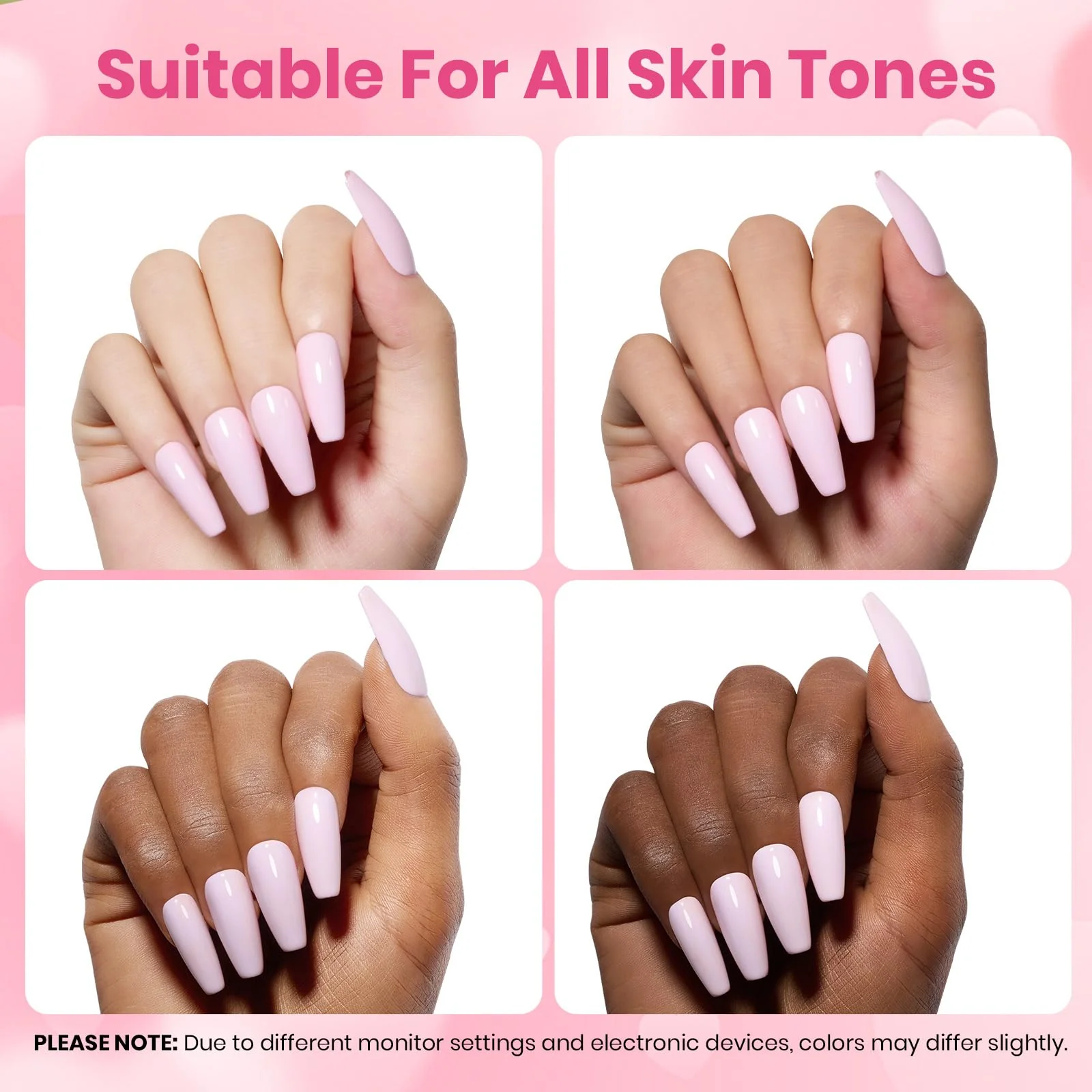 Beetles Barely Pink Gel Polish - 15ml Light Pink for Nails - Image 6