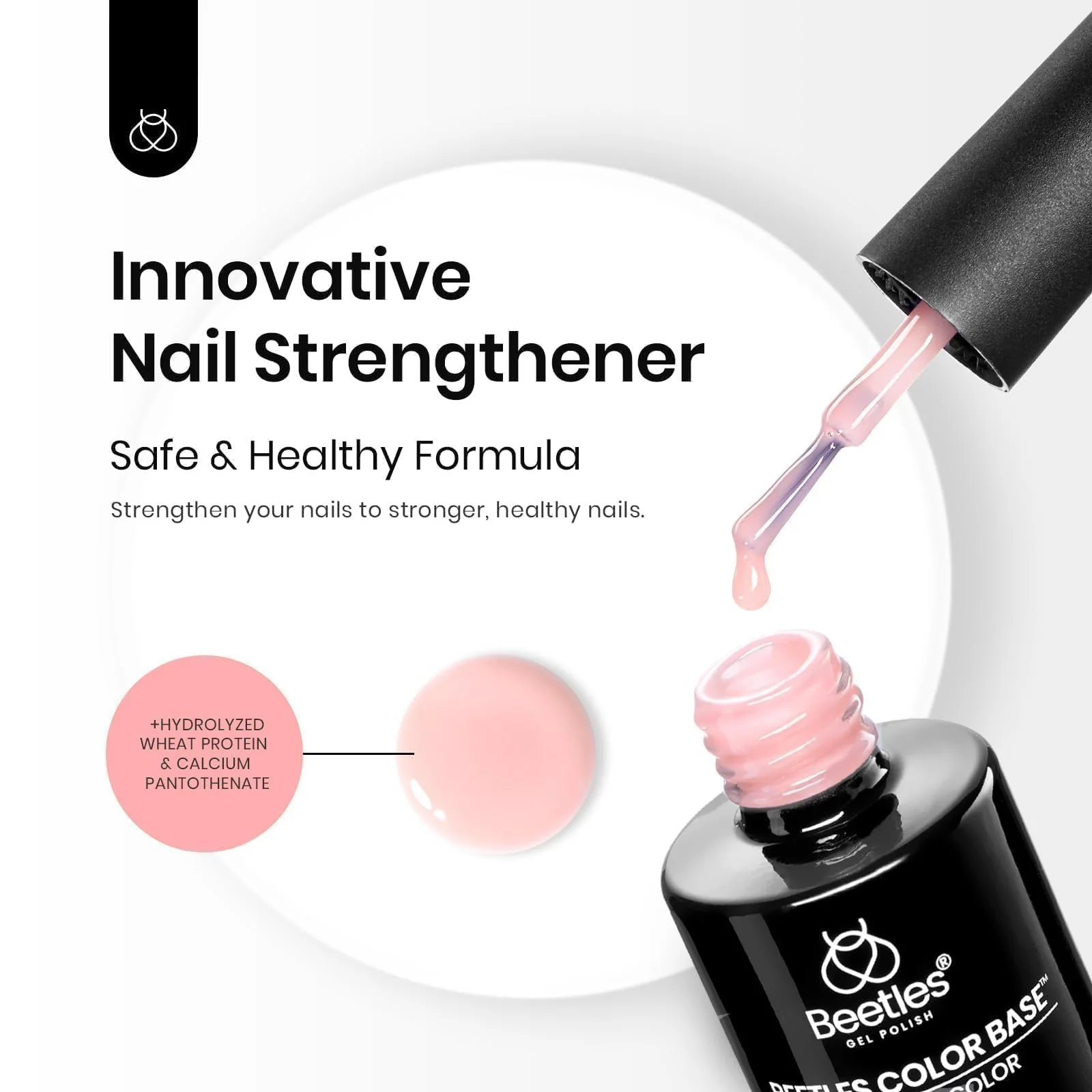 7.5ml Each Beetles Color Base | Nails Nude Ge Gel Polish 6 Colors Set - Image 2