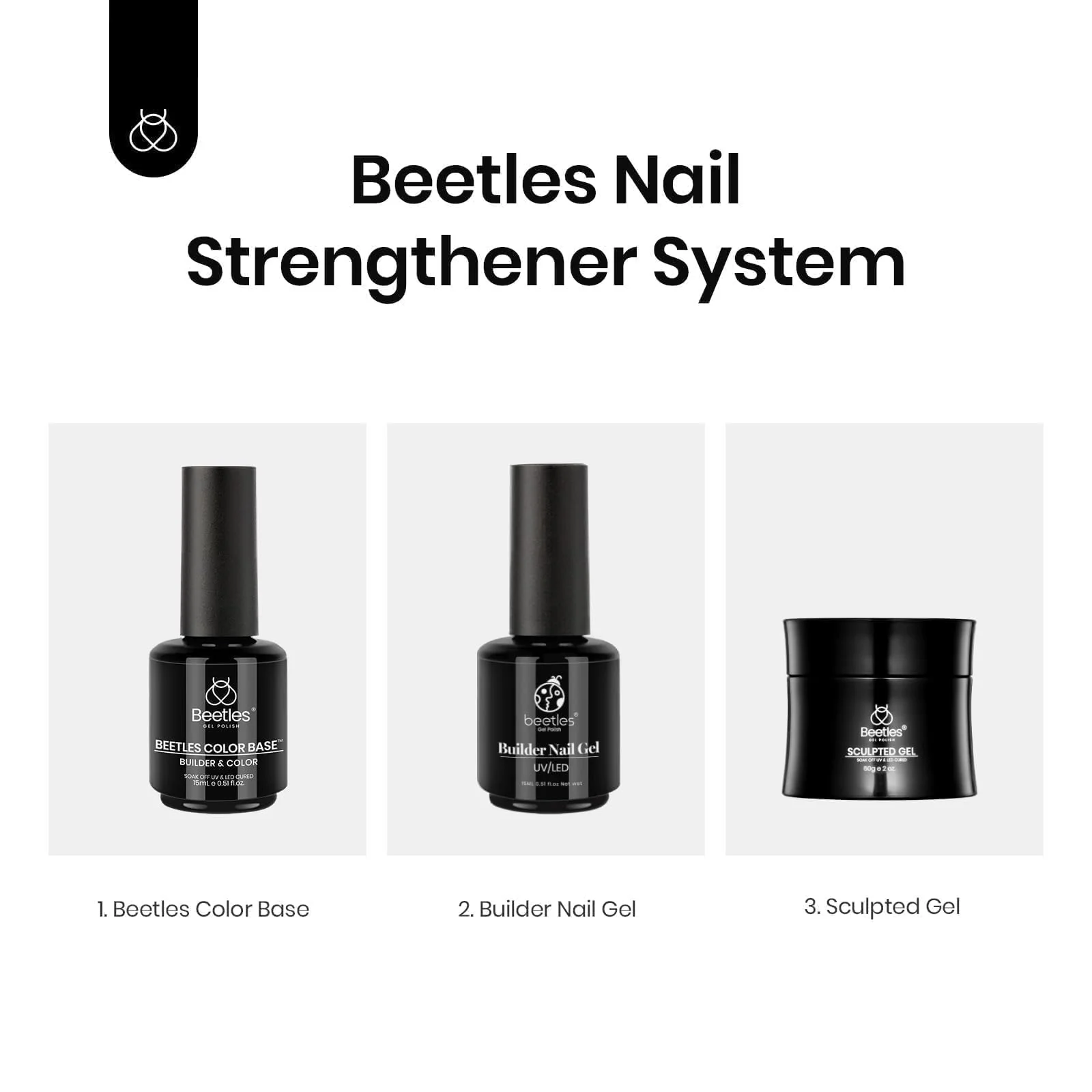 7.5ml Each Beetles Color Base | Nails Nude Ge Gel Polish 6 Colors Set - Image 8