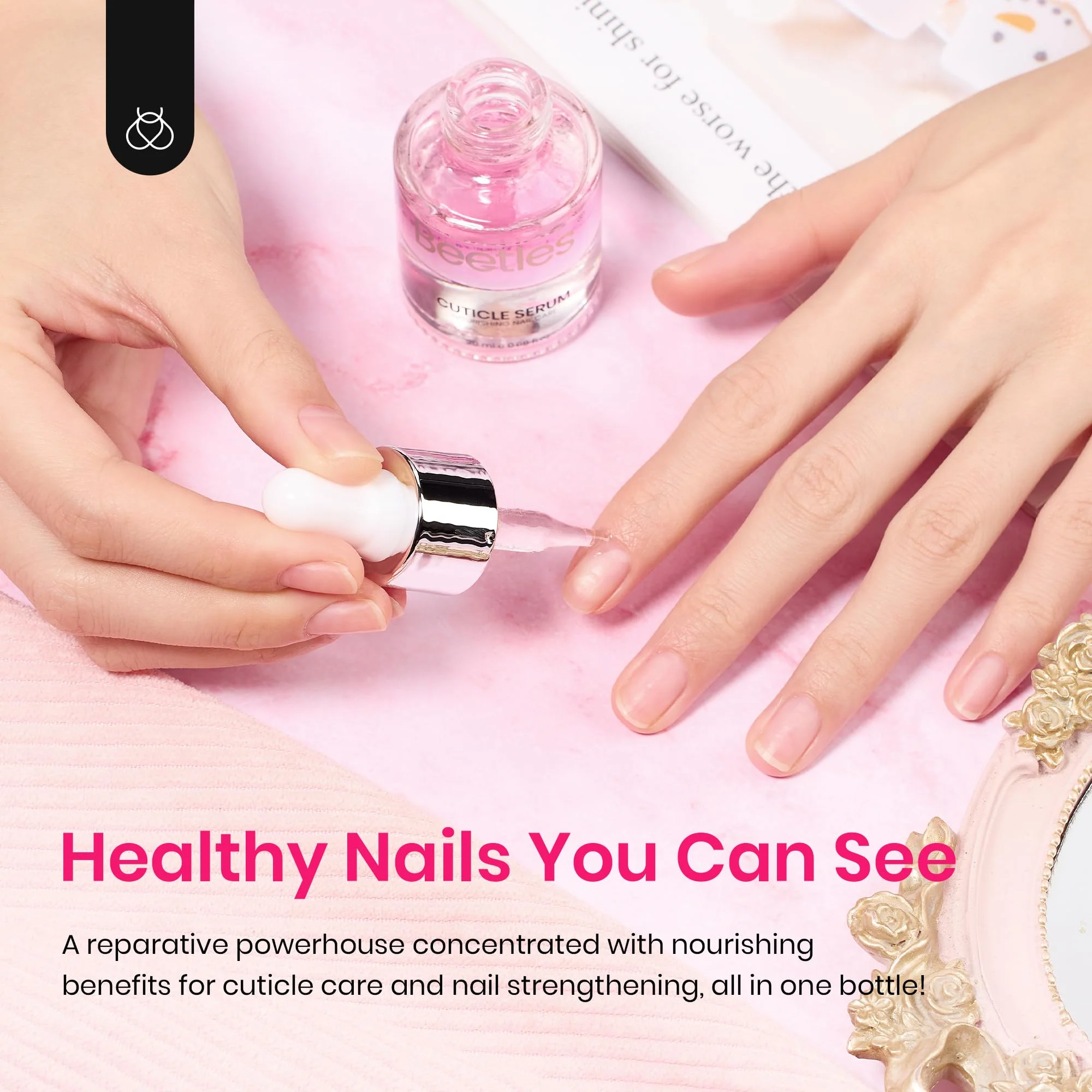 Beetles Cuticle Oil For Nails 20ml Nail Care Oil Stronger - Image 5