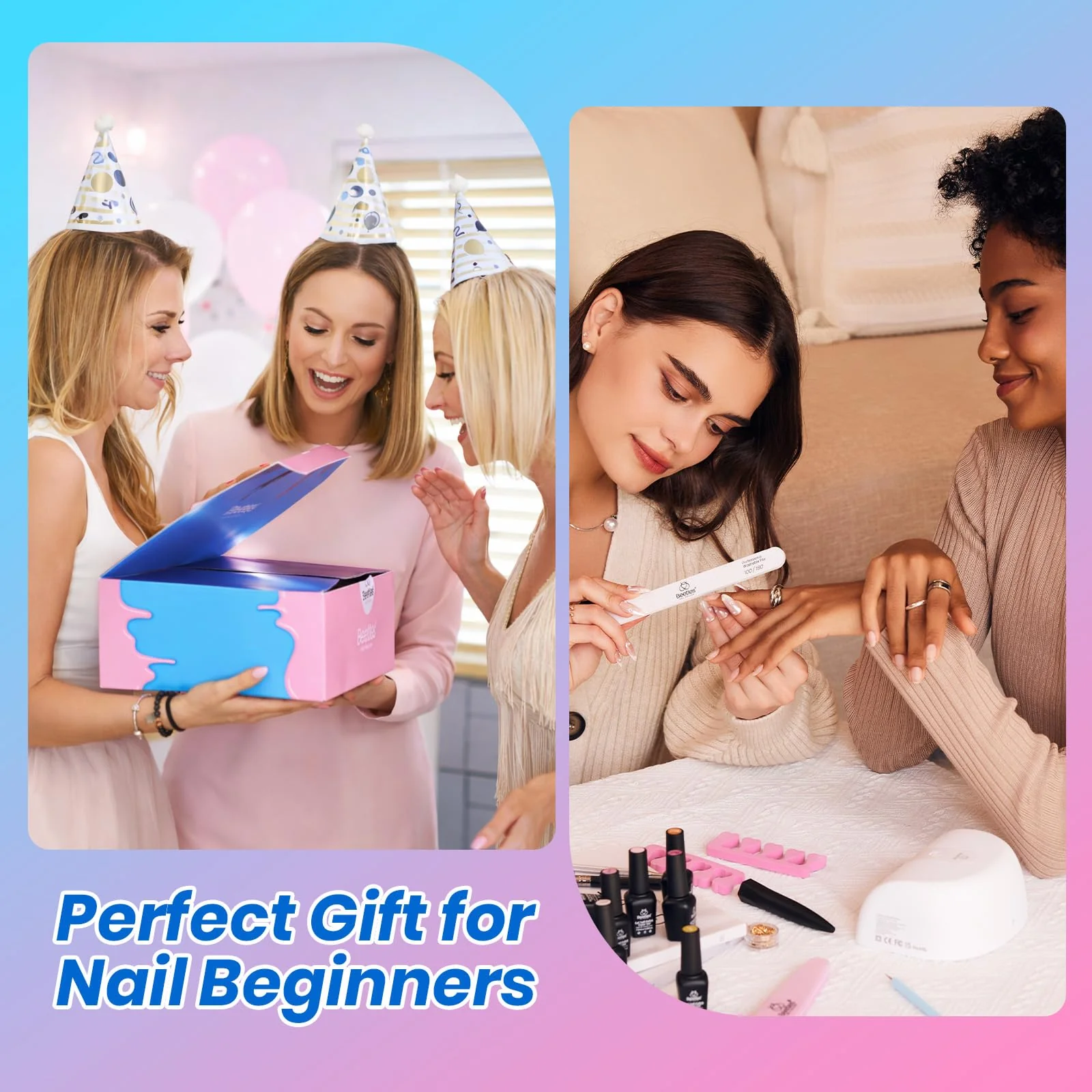 Beetles Gel Nail Starter Kit DEAL BOX Mix & Muse 20 Colors Summer Nails Shades All-in-One Mani Set - Image 4