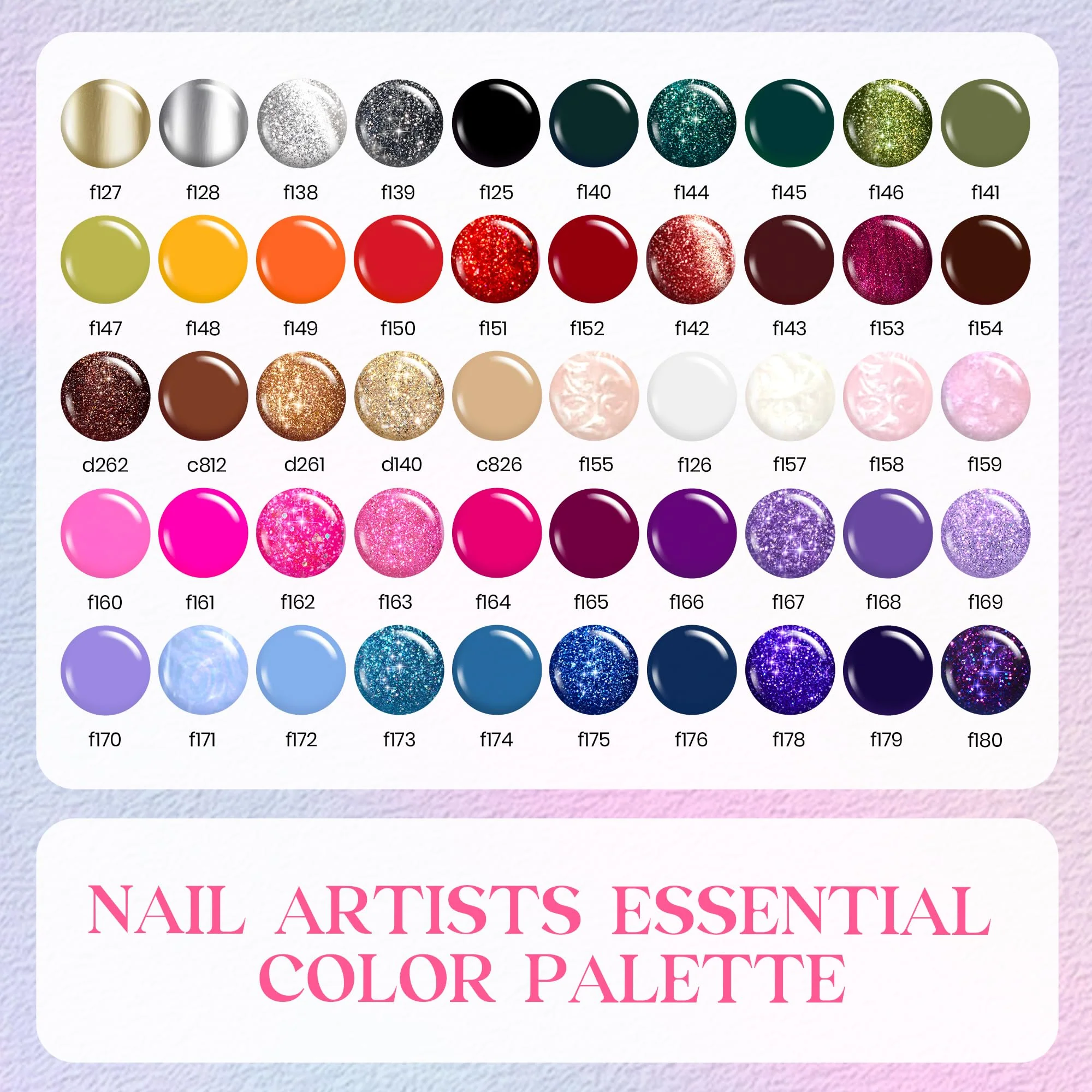 Beetles Gel Polish 50 Colors Nails Gel Liner Nail Polish Set French Tip Nail Art Polish - Image 3
