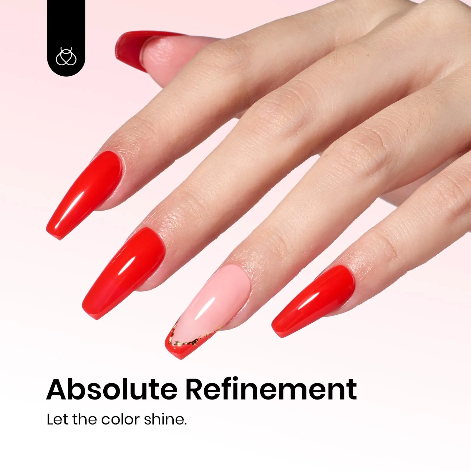 Beetles Gel Polish Heatwave - 15ml Classic Bright Red Nail Set - Image 3