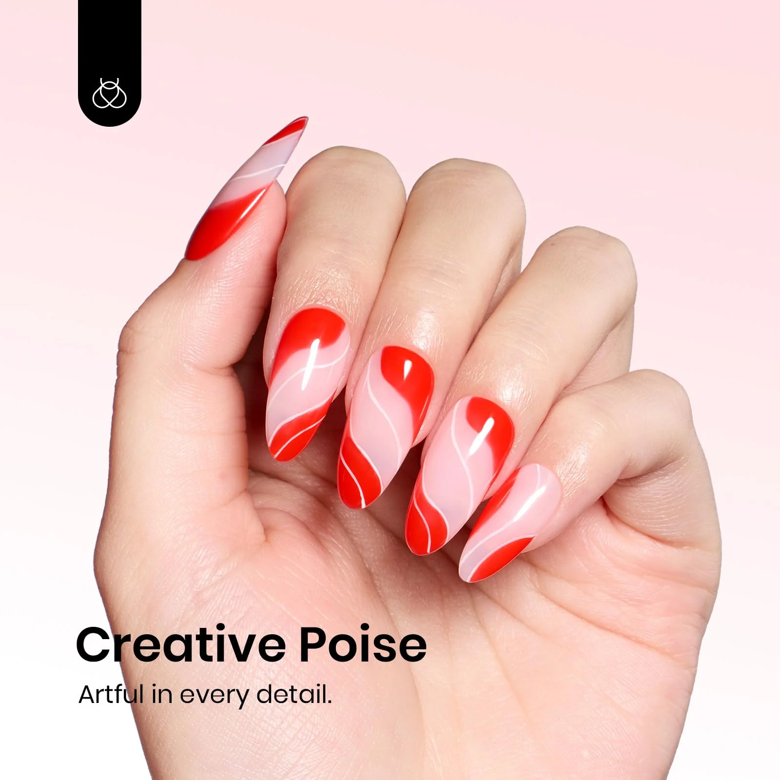 Beetles Gel Polish Heatwave - 15ml Classic Bright Red Nail Set - Image 4