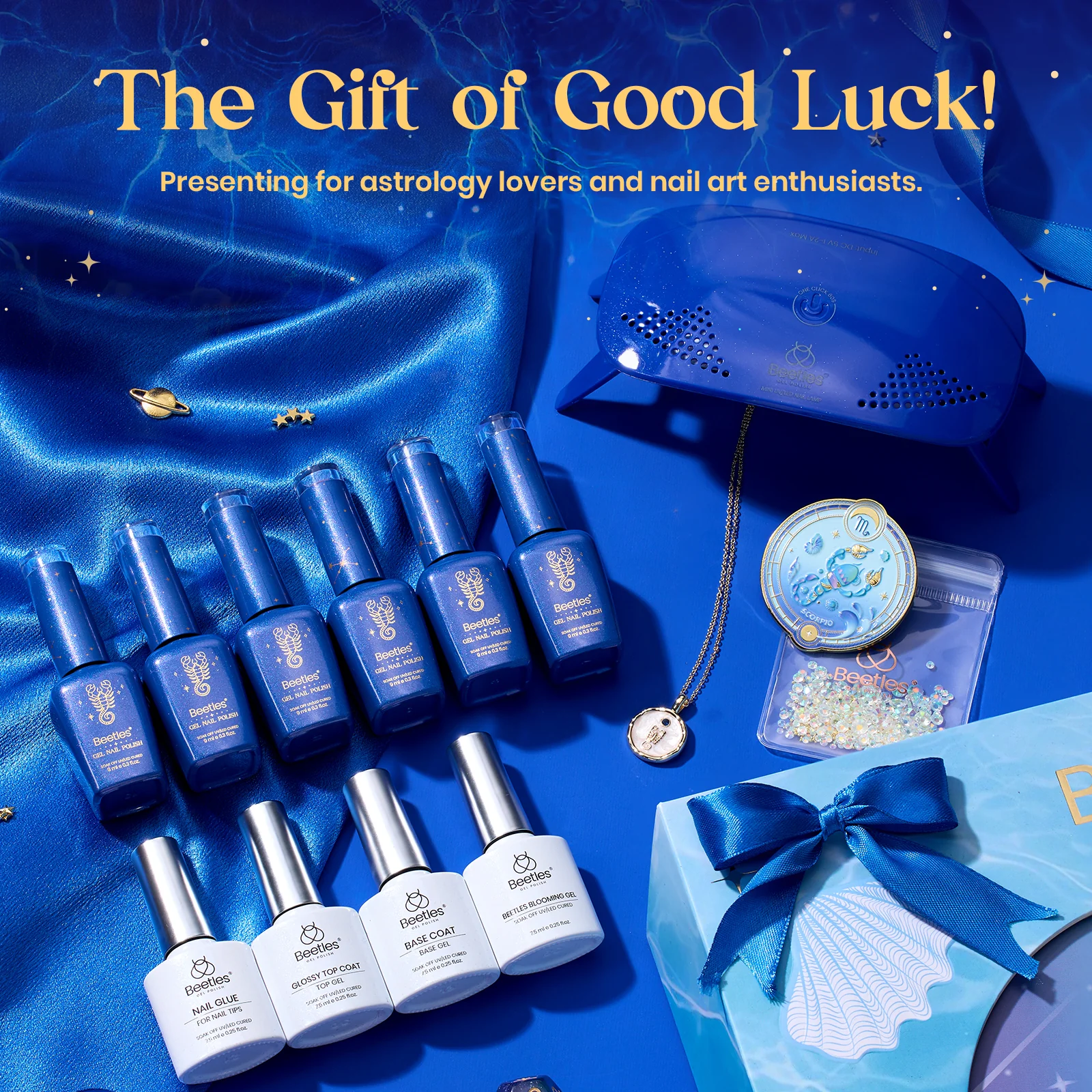 Beetles Lucky Box Scorpio Zodiac Sign Gel Nail Polish Kit - Summer Nails 6 Colors(11.29-12.17) - Image 8
