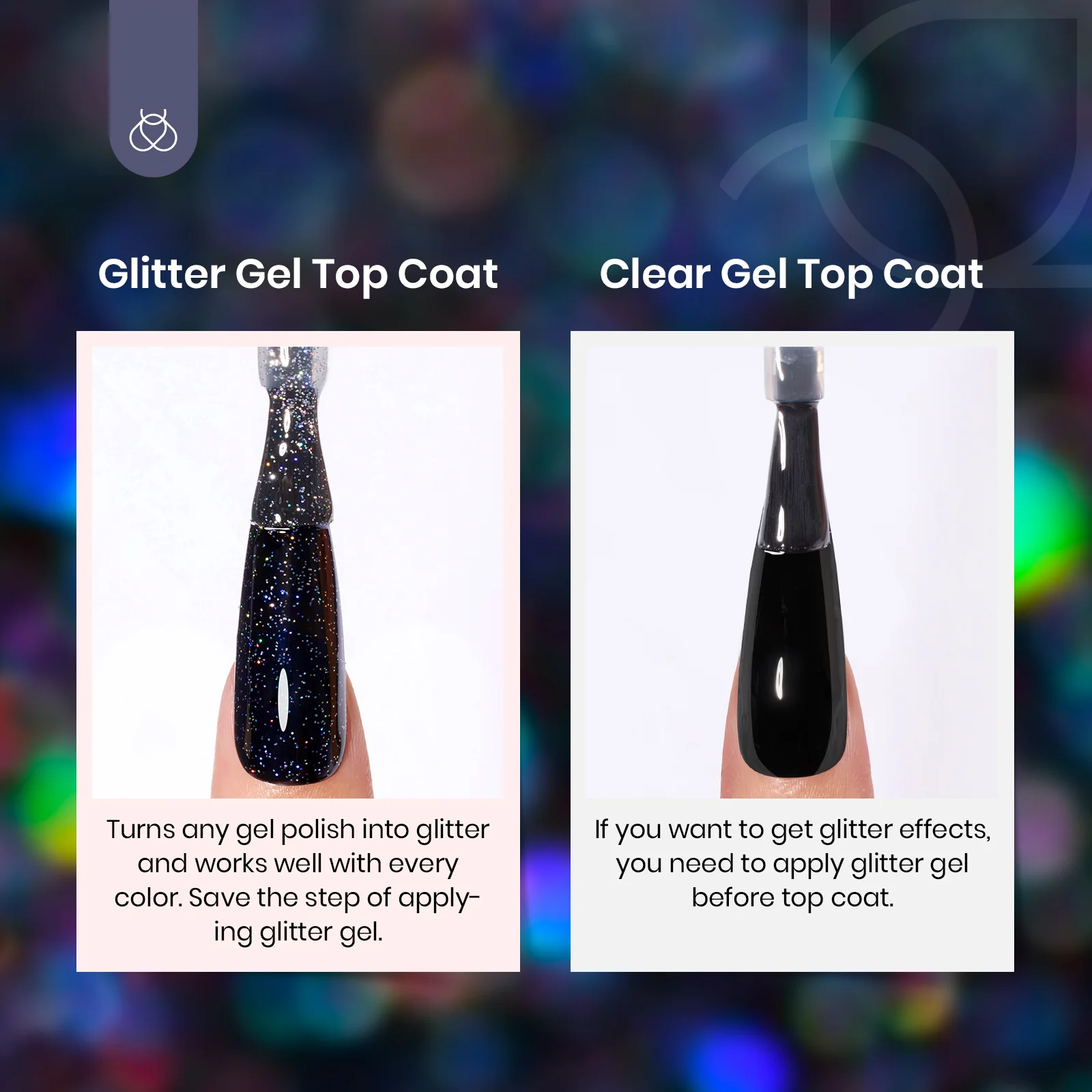 Beetles Glitter Nails Top Coat| 10ML - Image 4