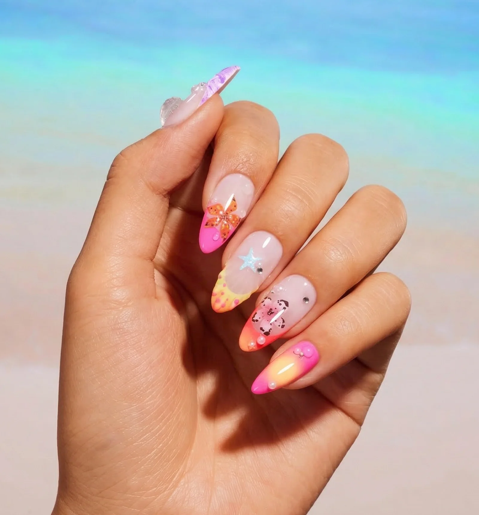 Gift Box Gel Nail Polish Set Summer Neon Pretty Box DIY Gift Basket for All Season - Image 7