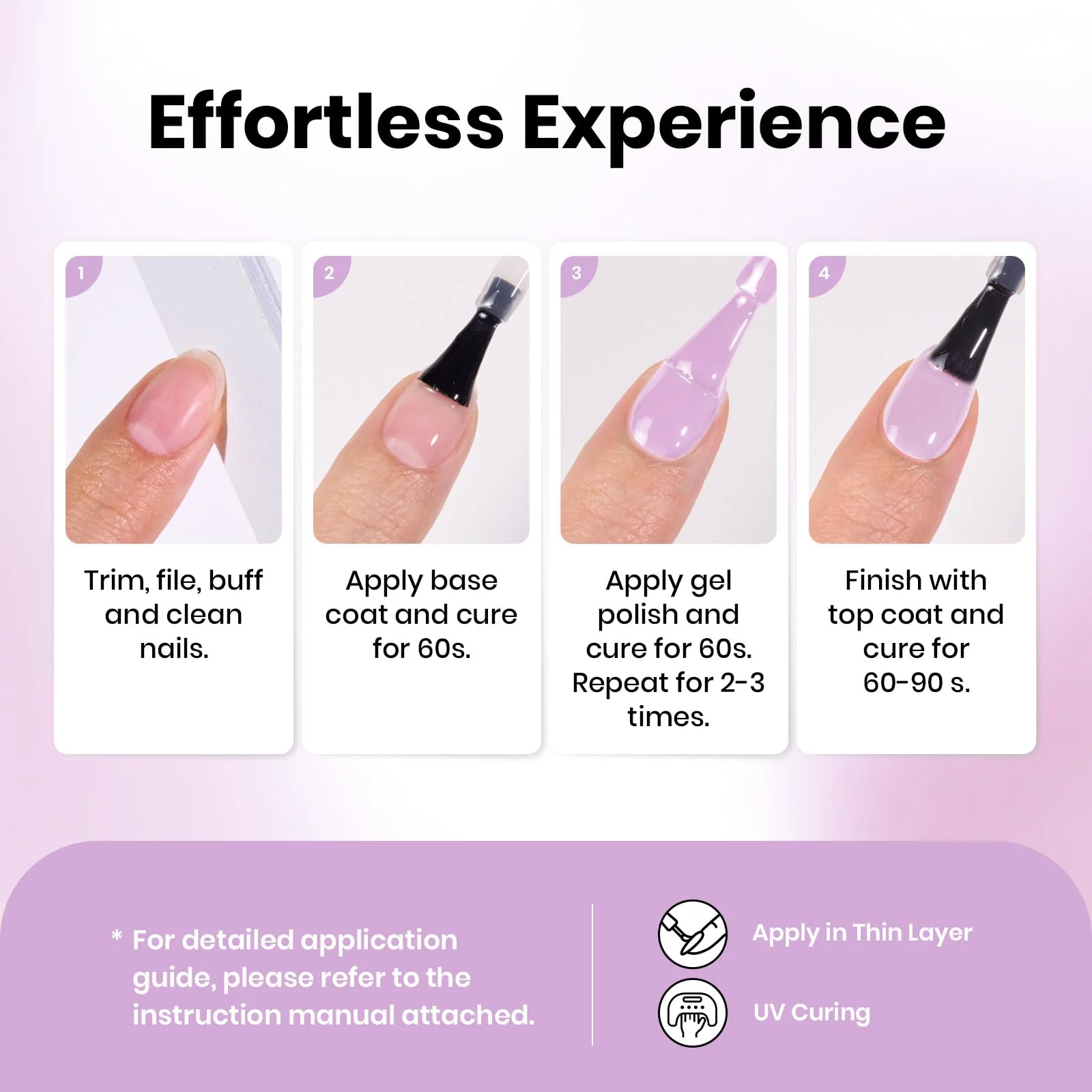 beetles Lavender Purple Gel Polish - 1pc 15ml lilac Pale Purple Violet Mauve Color Milky Taro Soak Off Uv LED Nail Lamp Polish Nail - Image 7