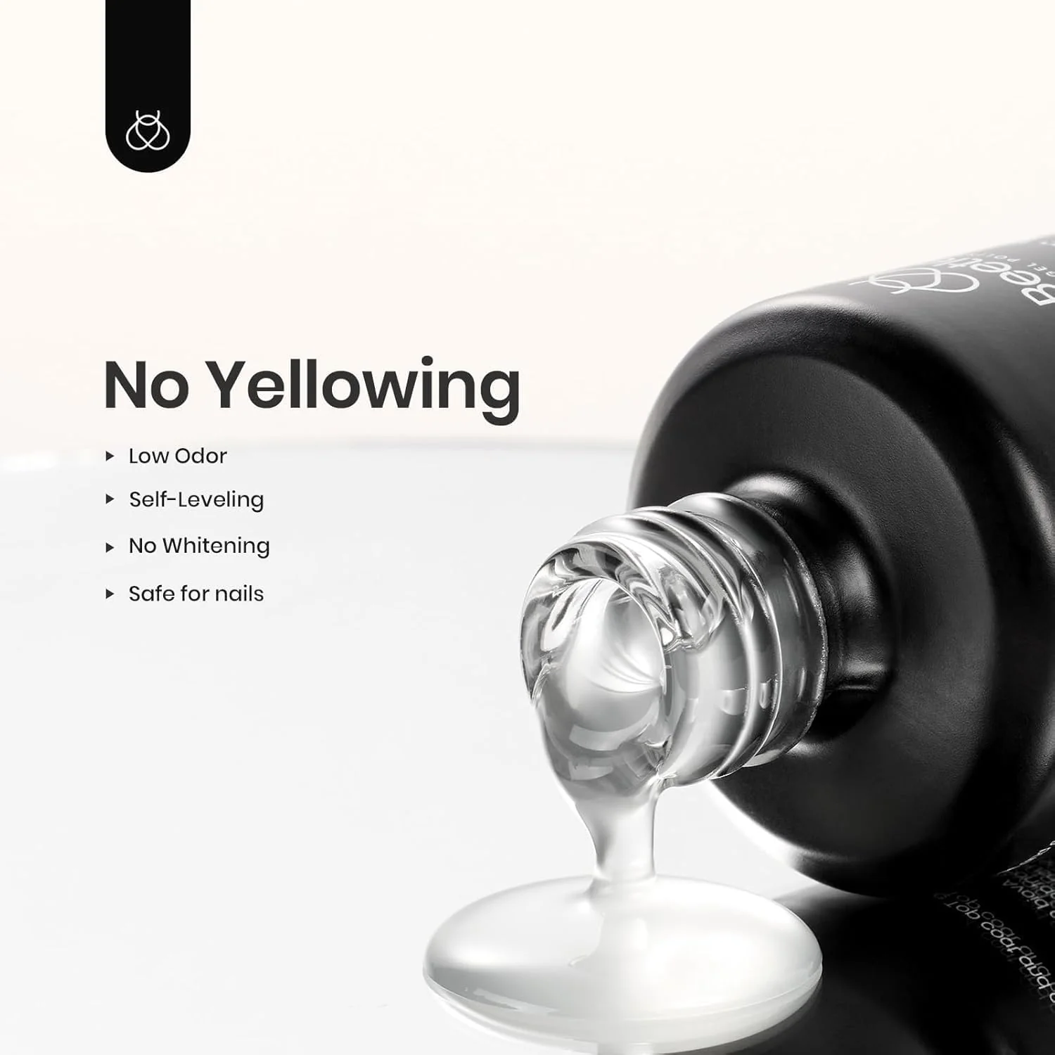 Beetles Matte Gel Top Coat for Gel Nail Polish - 15ML Chrome Proof Matte Top Coat No Wipe Powder-Resist Matte Finish - Image 6