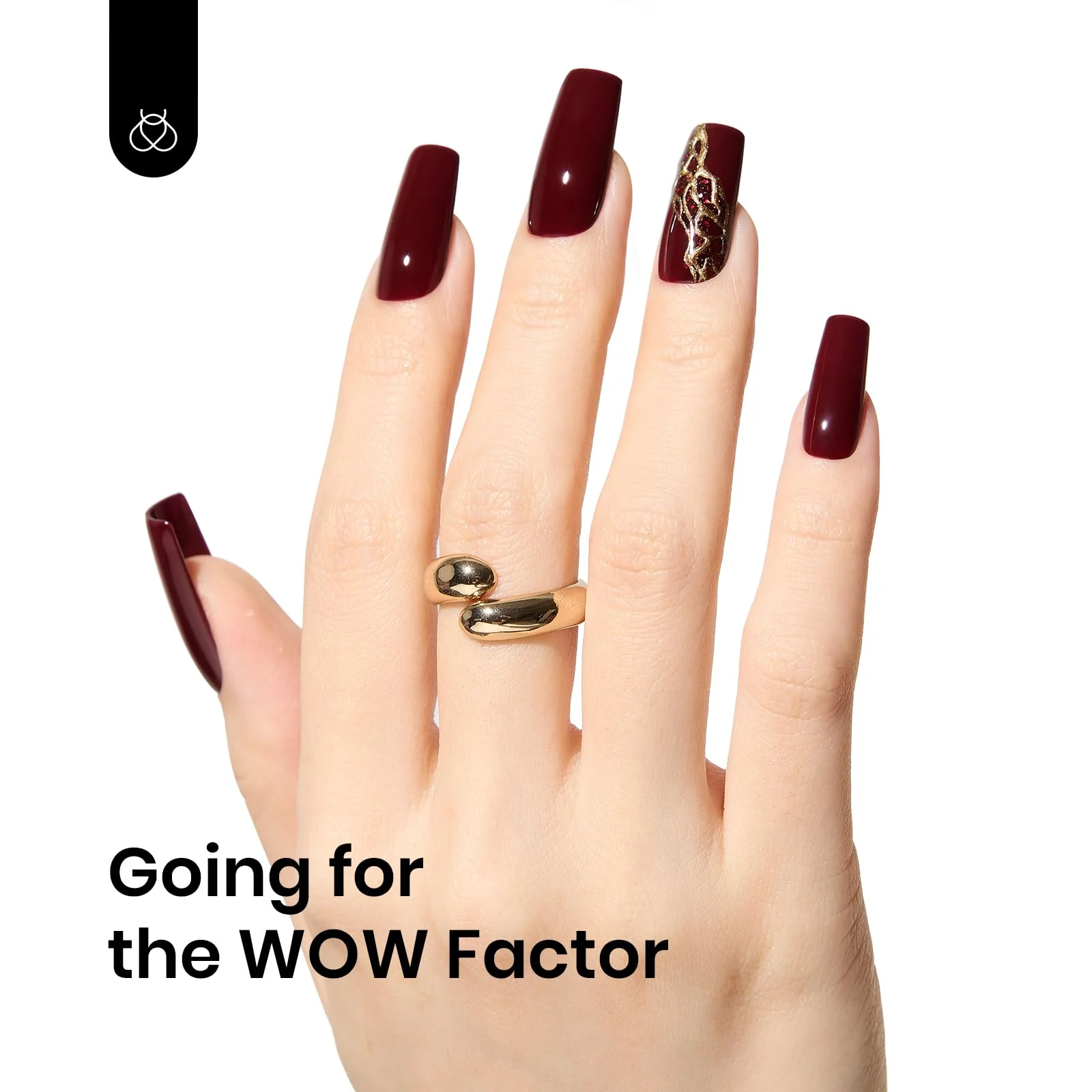 Beetles Merlot Wine Nails  Gel Polish 15ml Dark Maroon Red Gel Nail Polish - Image 5