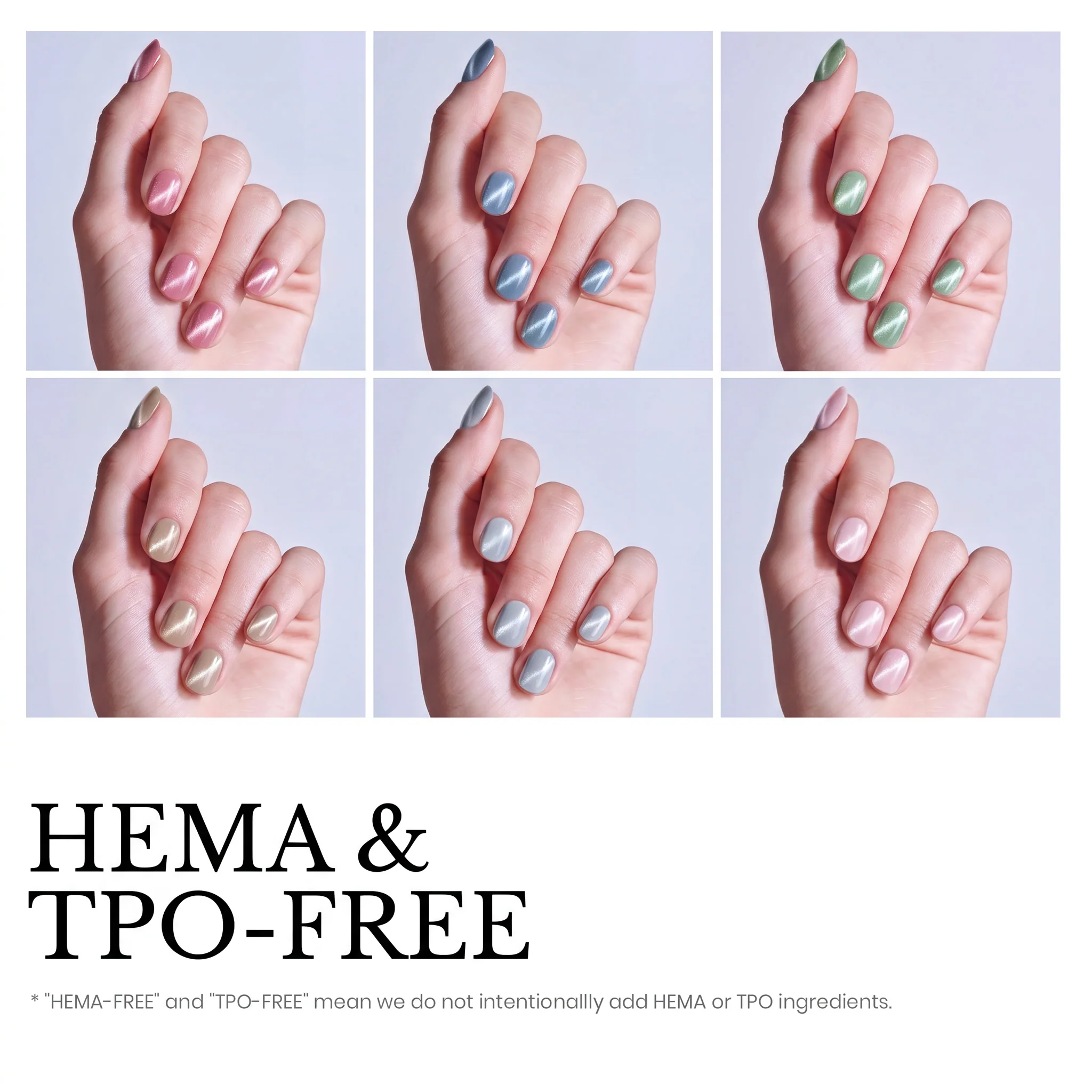 Beetles Nail Glow Beverly Chill HEMA Free TPO Free 6 Colors Jelly Gel Polish Set 15ml - Image 2