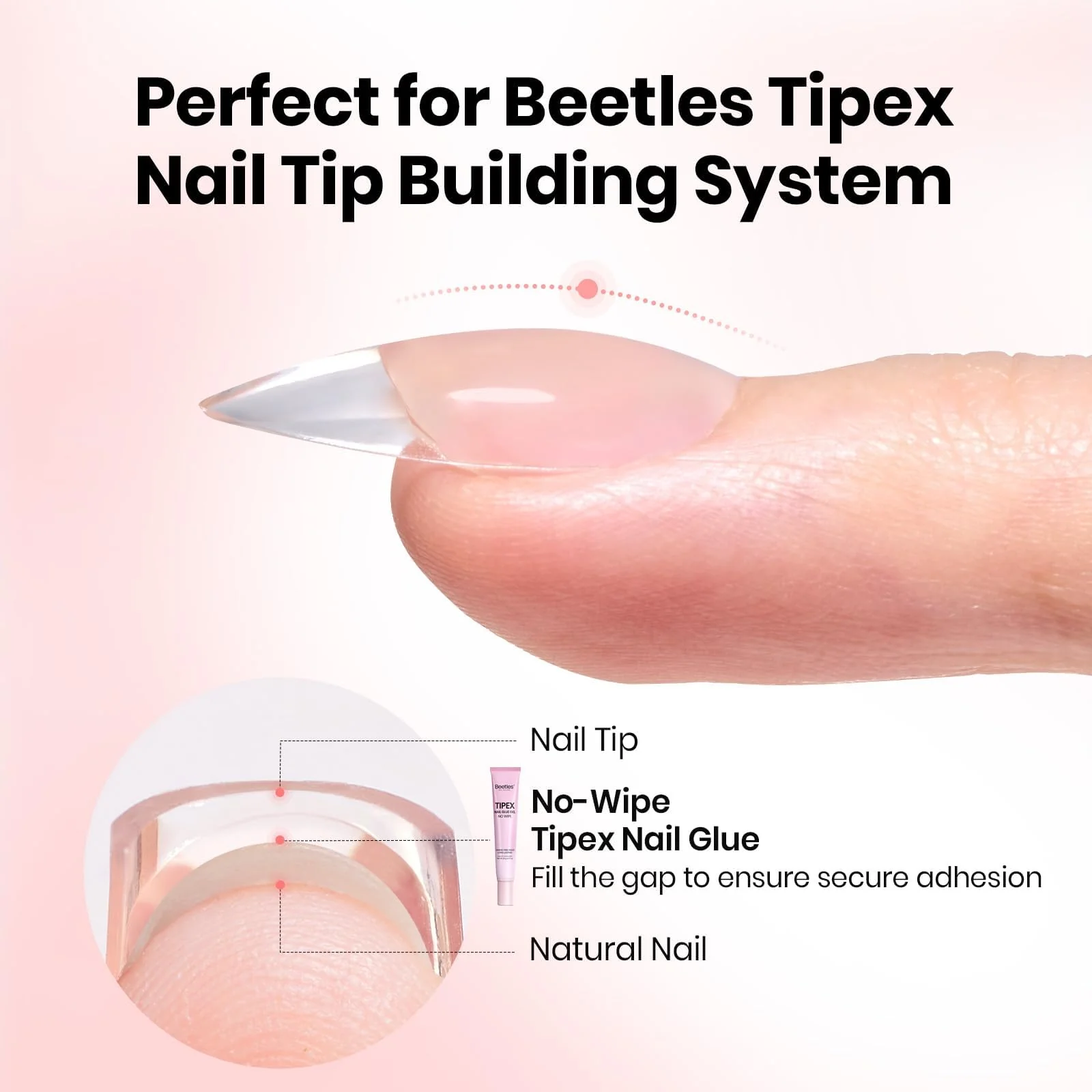 Beetles Nail Glue Essential Duo Dropper Design 20g No Wipe Hands-Free Nail Glue And 30ml Glass Dropper Nail Remover - Image 3