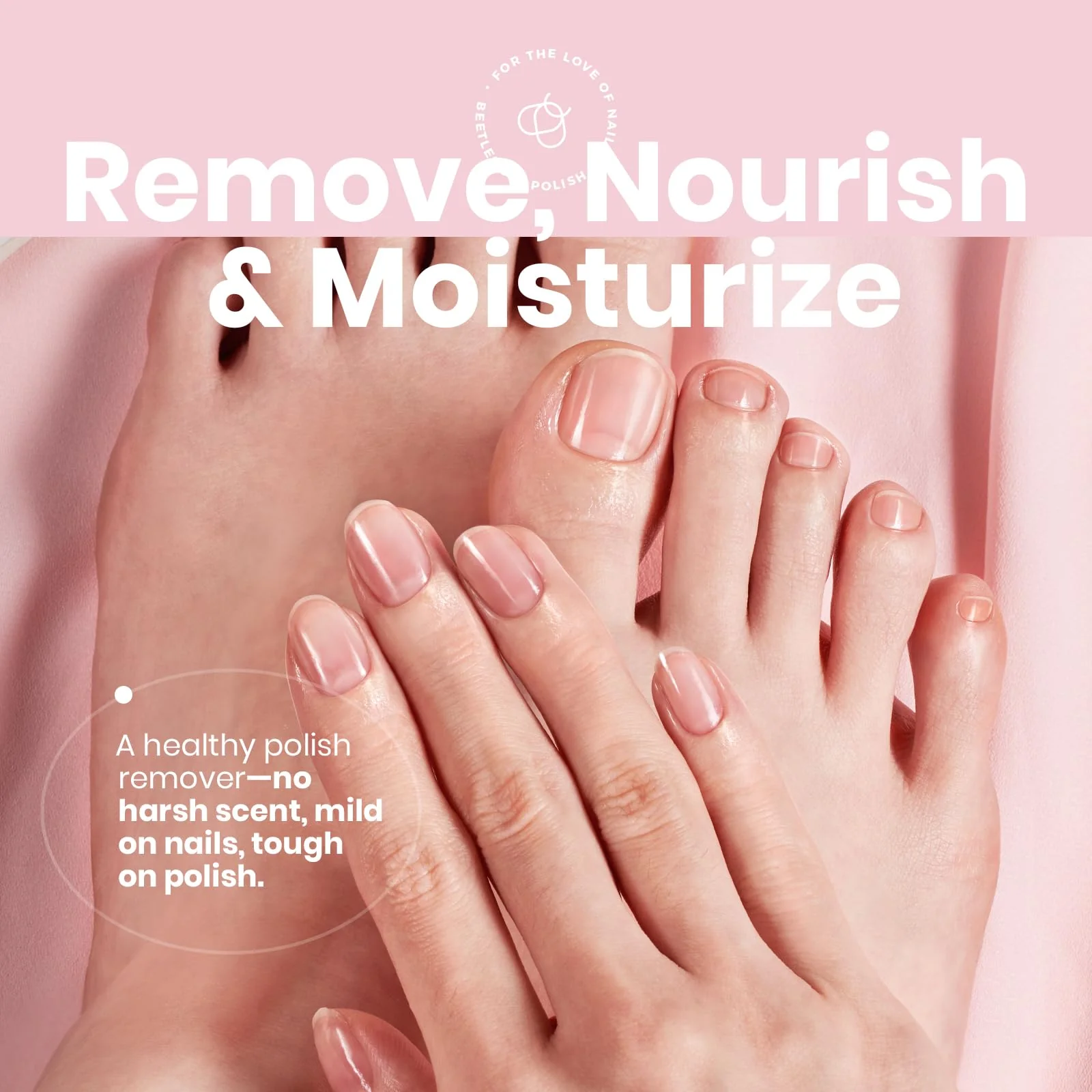 Beetles Nail Polish Remover 250ML Gentle Nourishing Nail Care - Image 8
