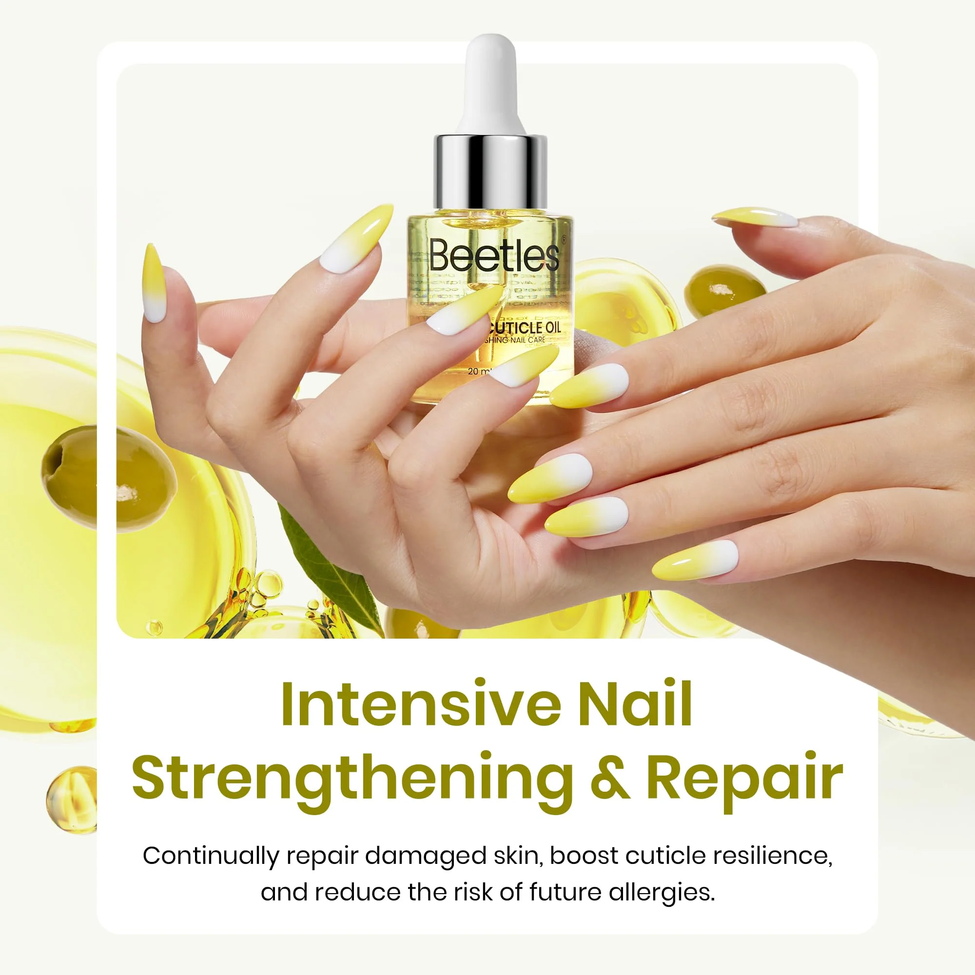 Beetles Plant-Based Formula Healthier Cuticles Cuticle Oil For Nails 20ml Nail Care - Image 4