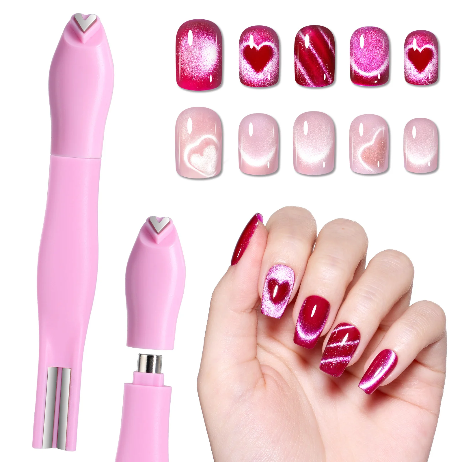 Beetles Pro 3-in-1 Cat Eye Magnet for Nails