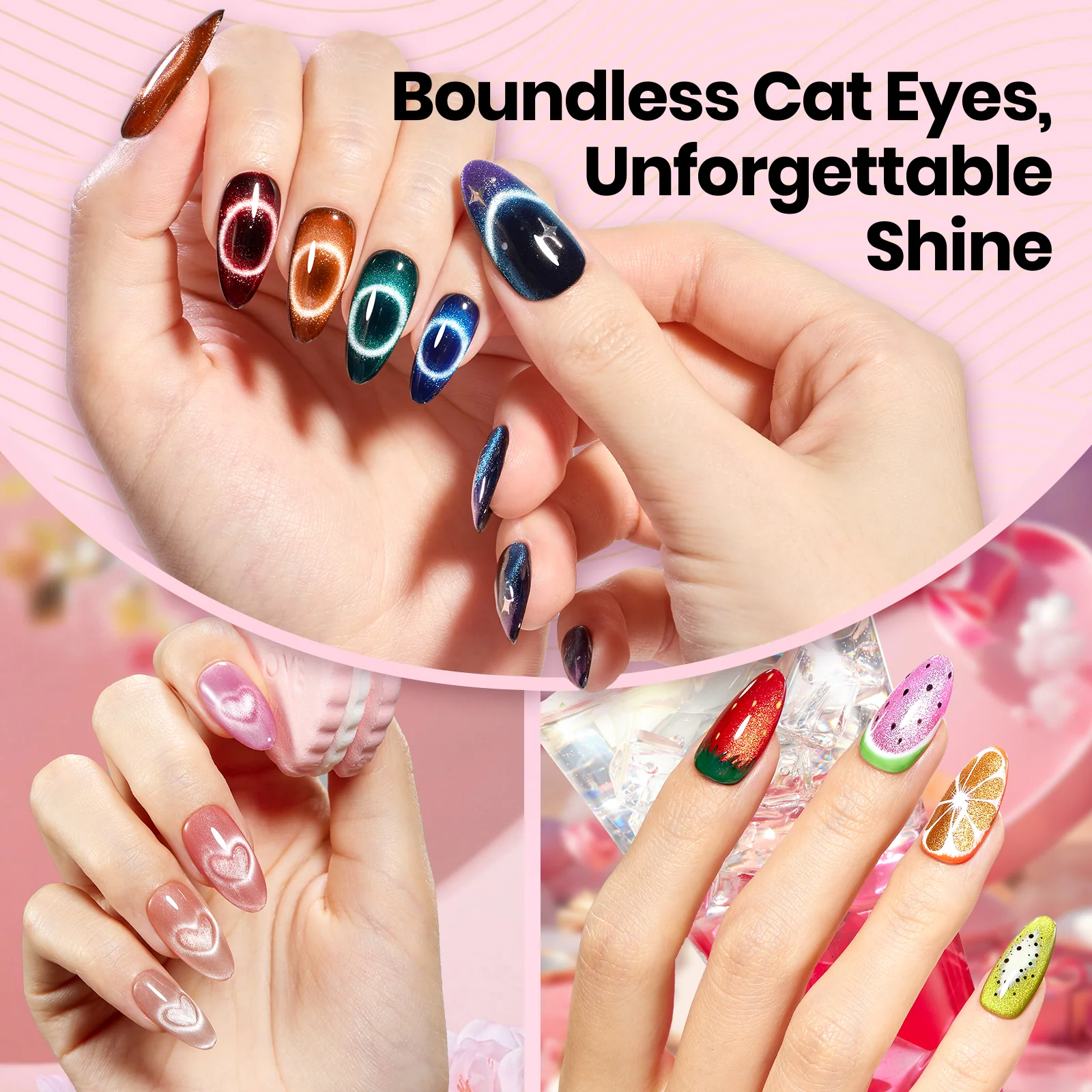 Beetles Pro 3-in-1 Cat Eye Magnet for Nails - Image 6
