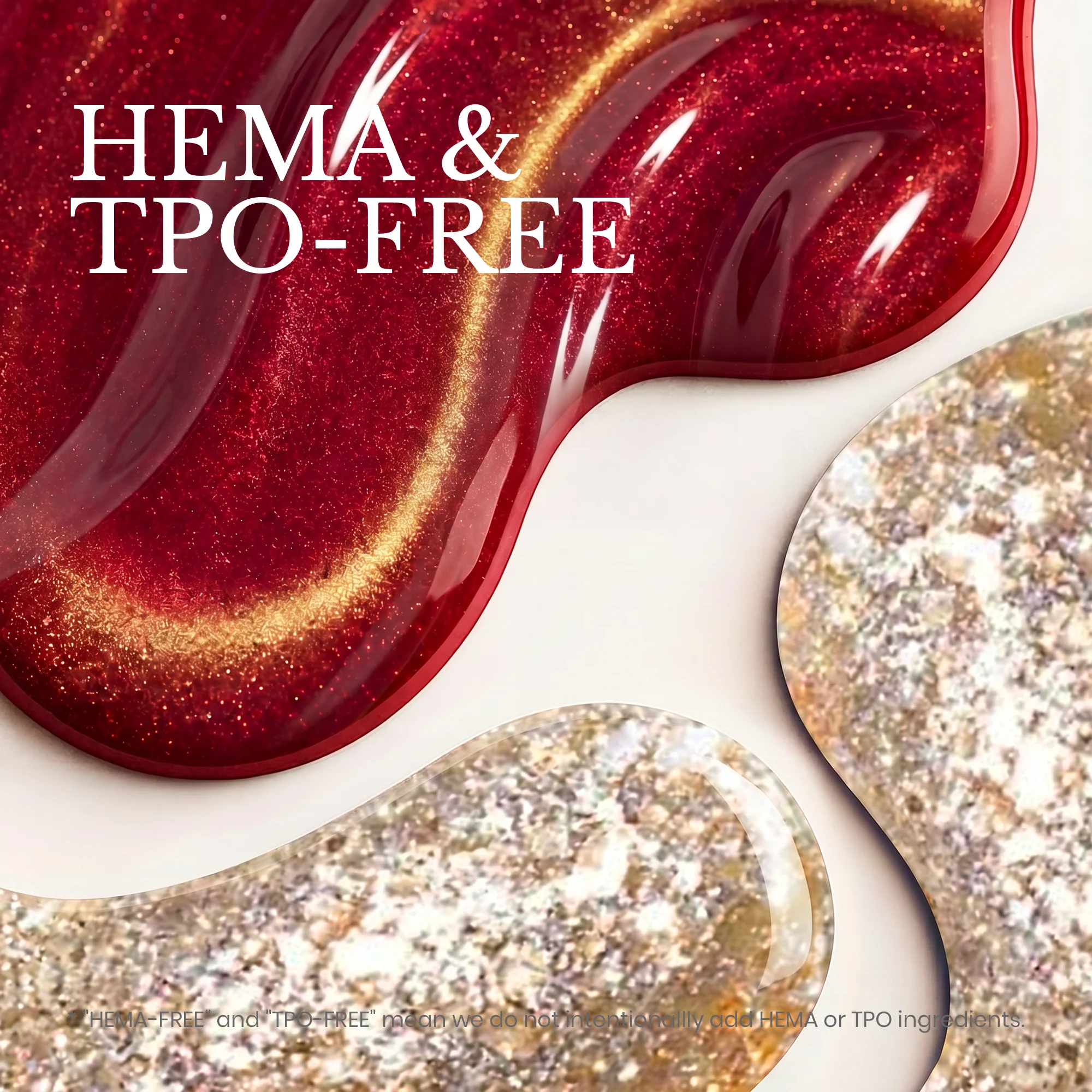 Beetles Pro Champagne Flare HEMA Free TPO Free Glitter Gel Nail Polish 20ml - Image 5