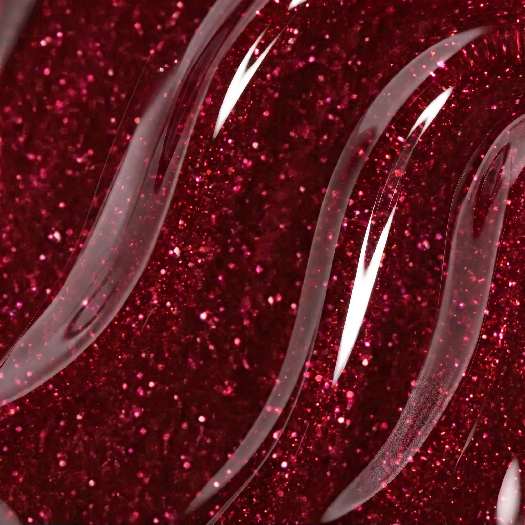 Beetles Pro Crimson Spark HEMA Free TPO Free Shimmer Gel Nail Polish 20ml - Image 3