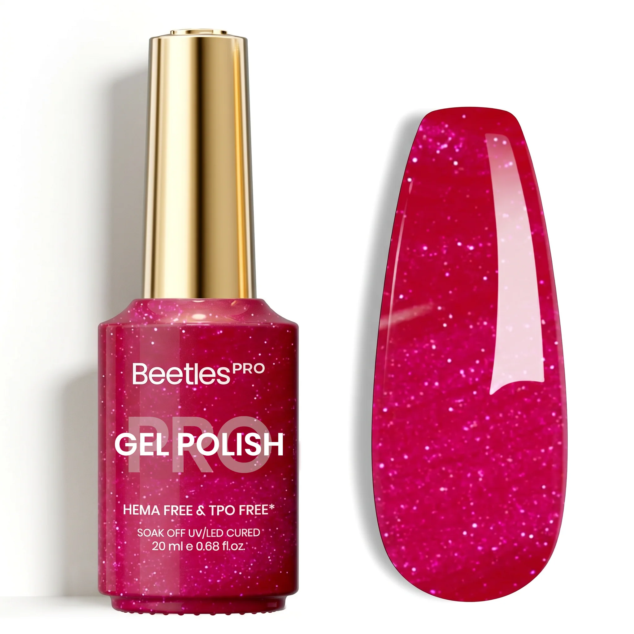 Beetles Pro Dragonfruit Dusk HEMA Free TPO Free Gel Polish 20ml