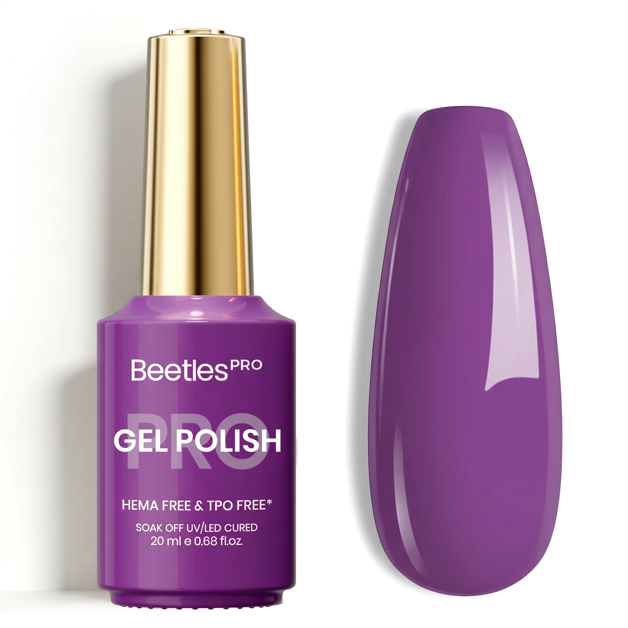 Beetles Pro Electric Orchid HEMA Free TPO Free Gel Nail Polish 20ml
