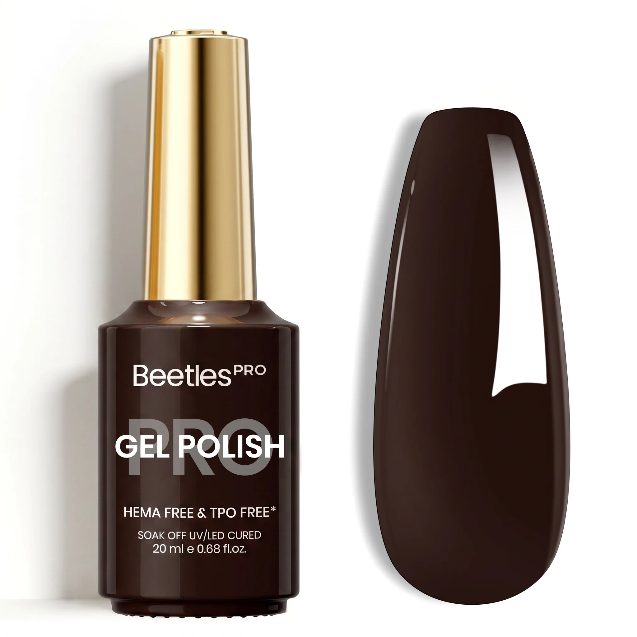 Beetles Pro Espresso Veil HEMA Free TPO Free Gel Nail Polish 20ml