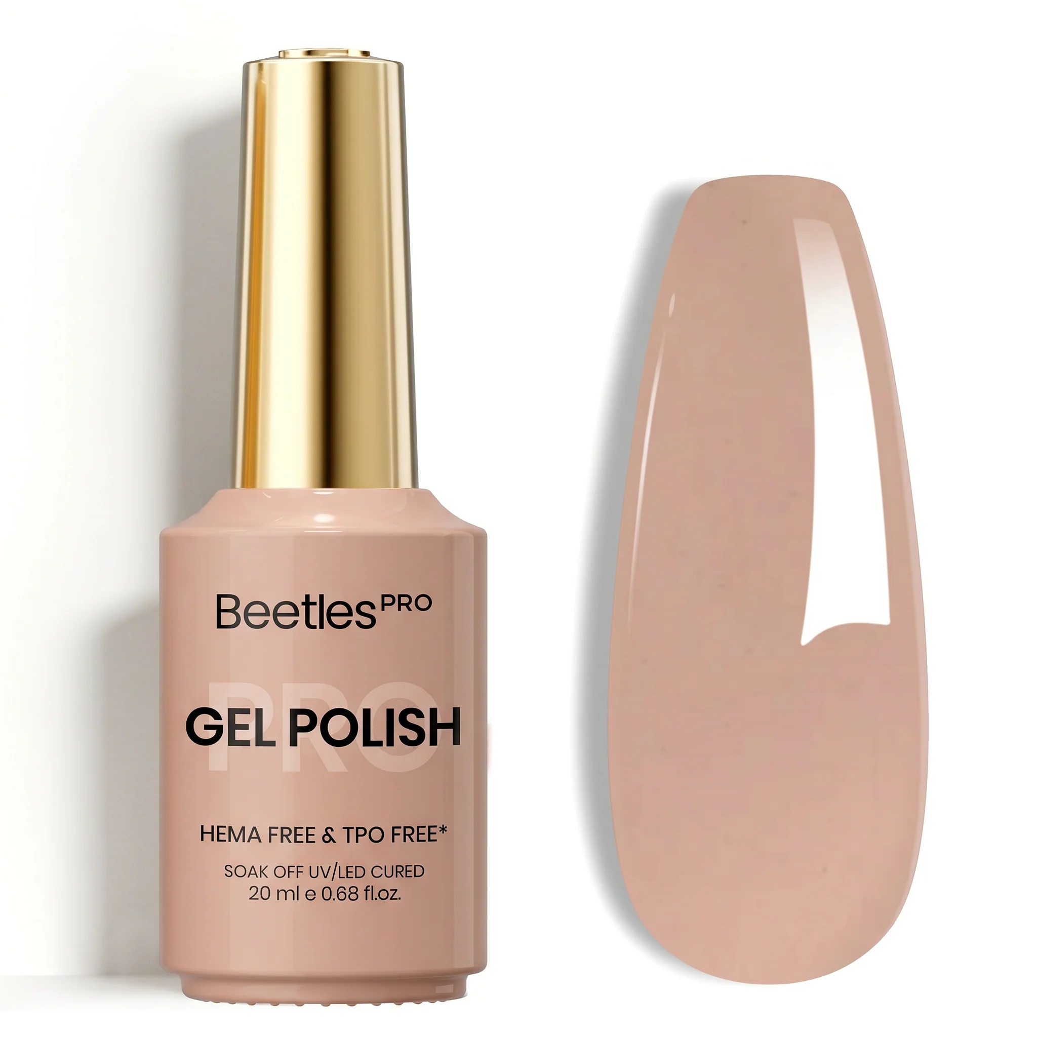 Beetles Pro Graphite Pearl HEMA Free TPO Free Gel Nail Polish 20ml