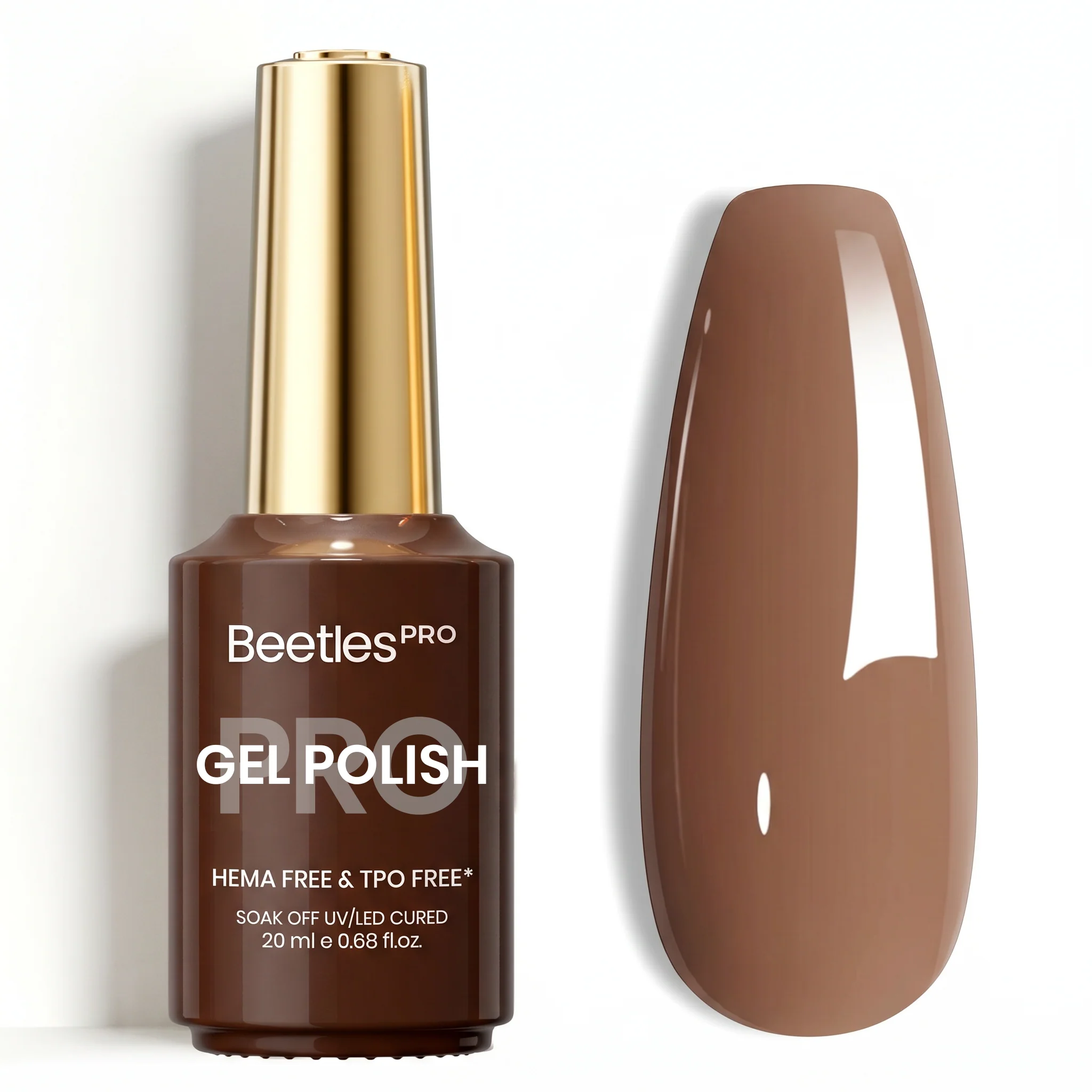 Beetles Pro Latte Haze HEMA Free TPO Free Gel Nail Polish 20ml