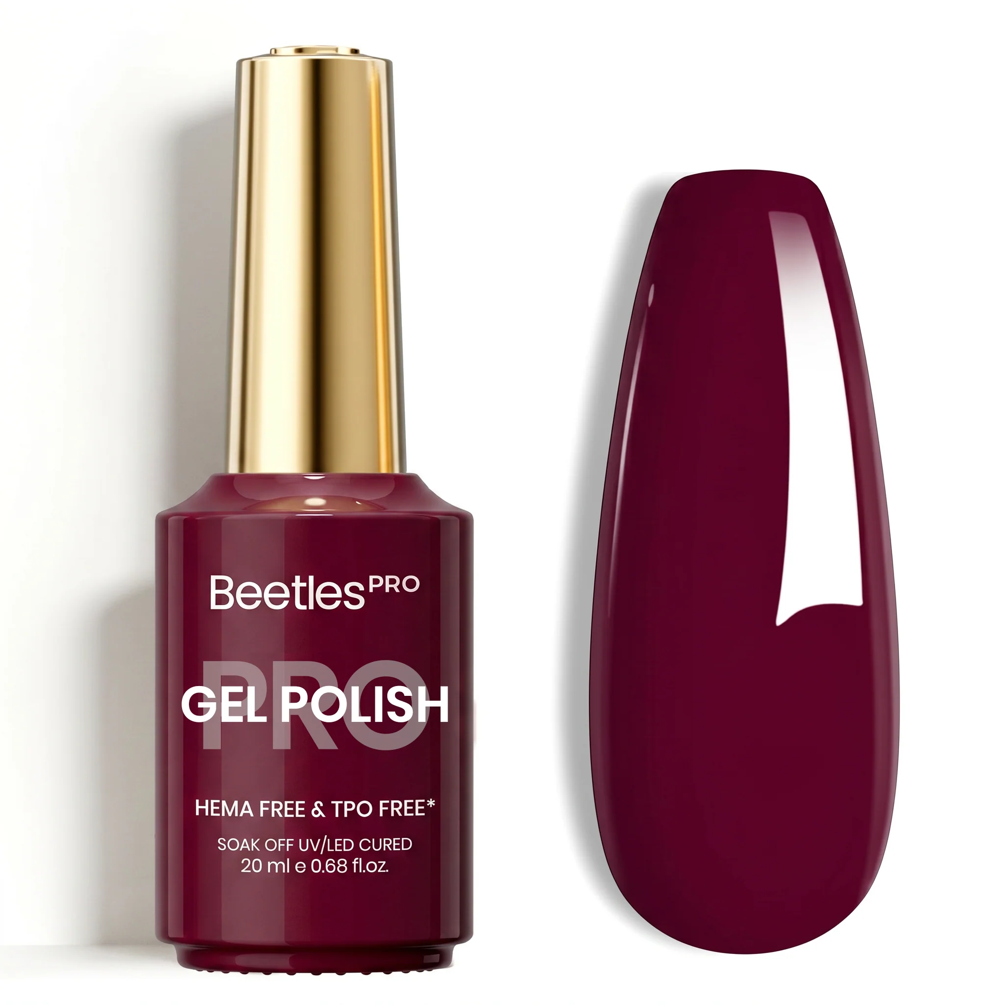 Beetles Pro Modern Berry HEMA Free TPO Free Gel Nail Polish 20ml