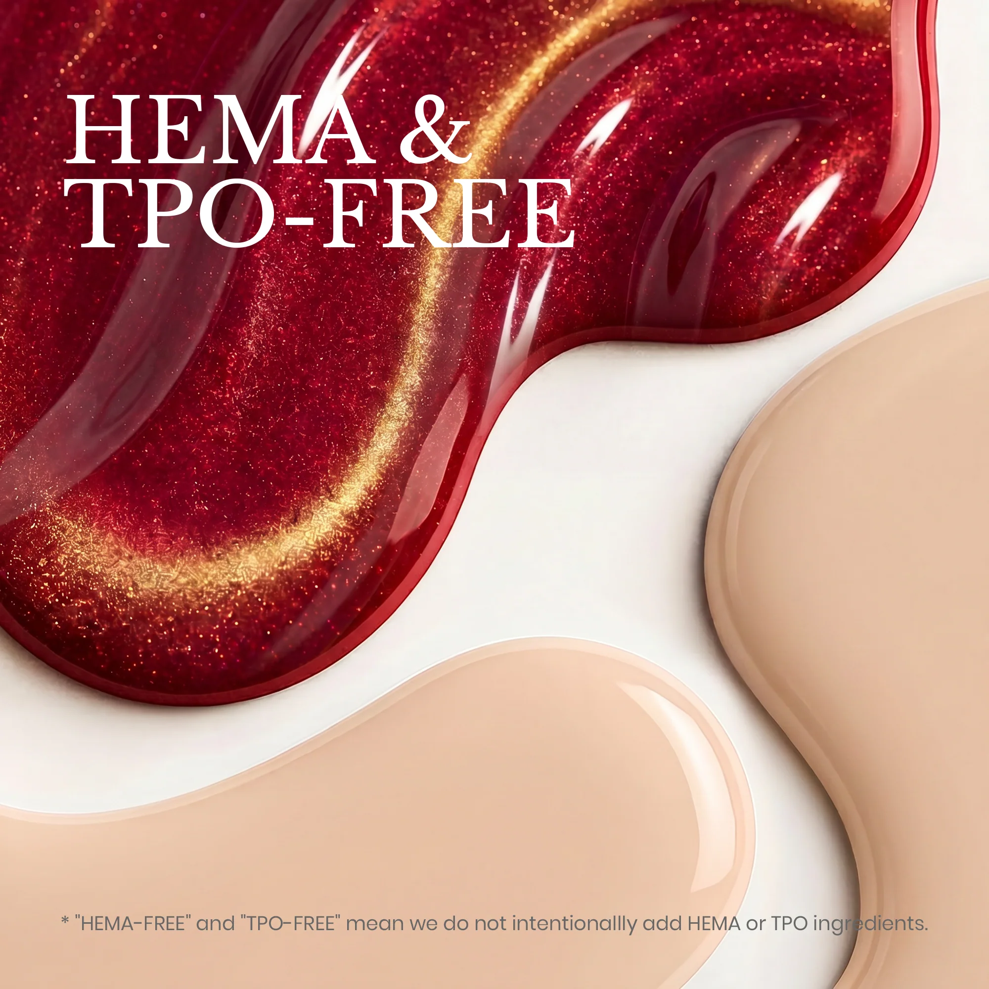 Beetles Pro Peach Cream HEMA Free TPO Free Gel Polish 20ml - Image 5