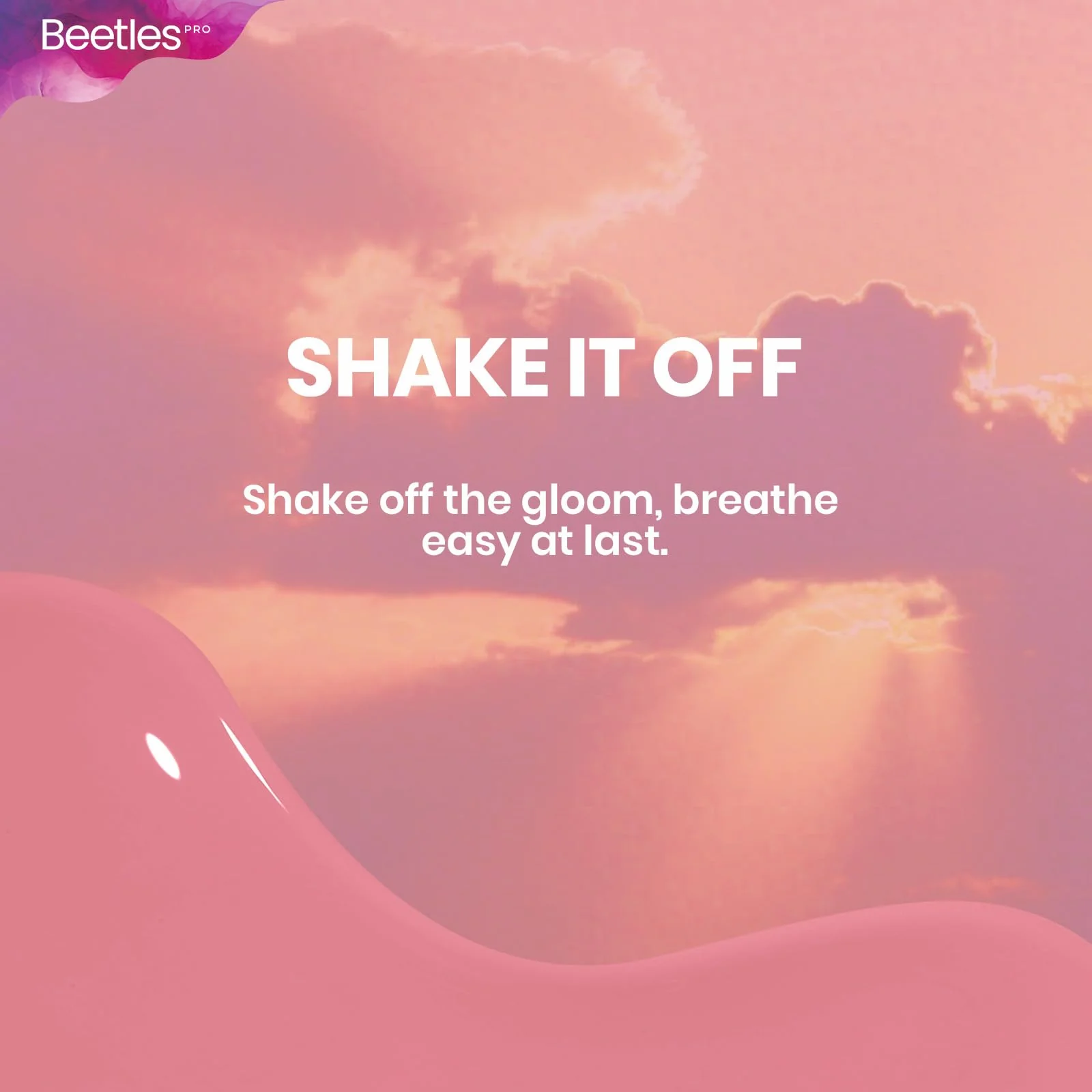 Beetles Pro Pink Gel Polish Nails Shake It Off - 1 Pcs 20ml Nude Pink Color Gel Polish - Image 7