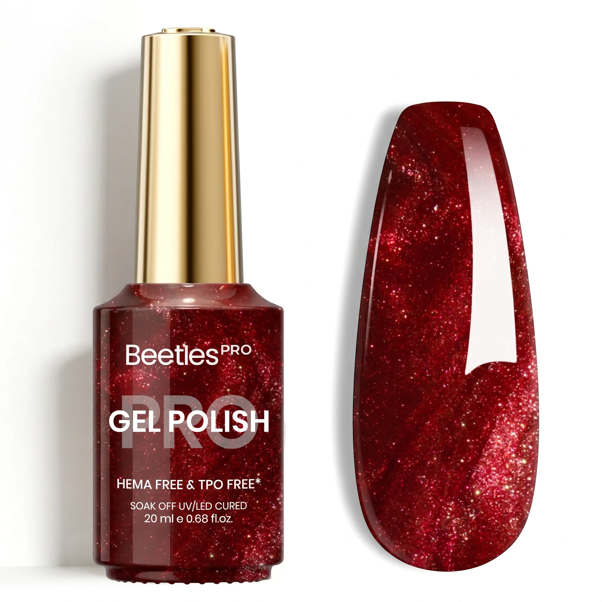 Beetles Pro Scarlet Muse HEMA Free TPO Free Gel Nail Polish 20ml