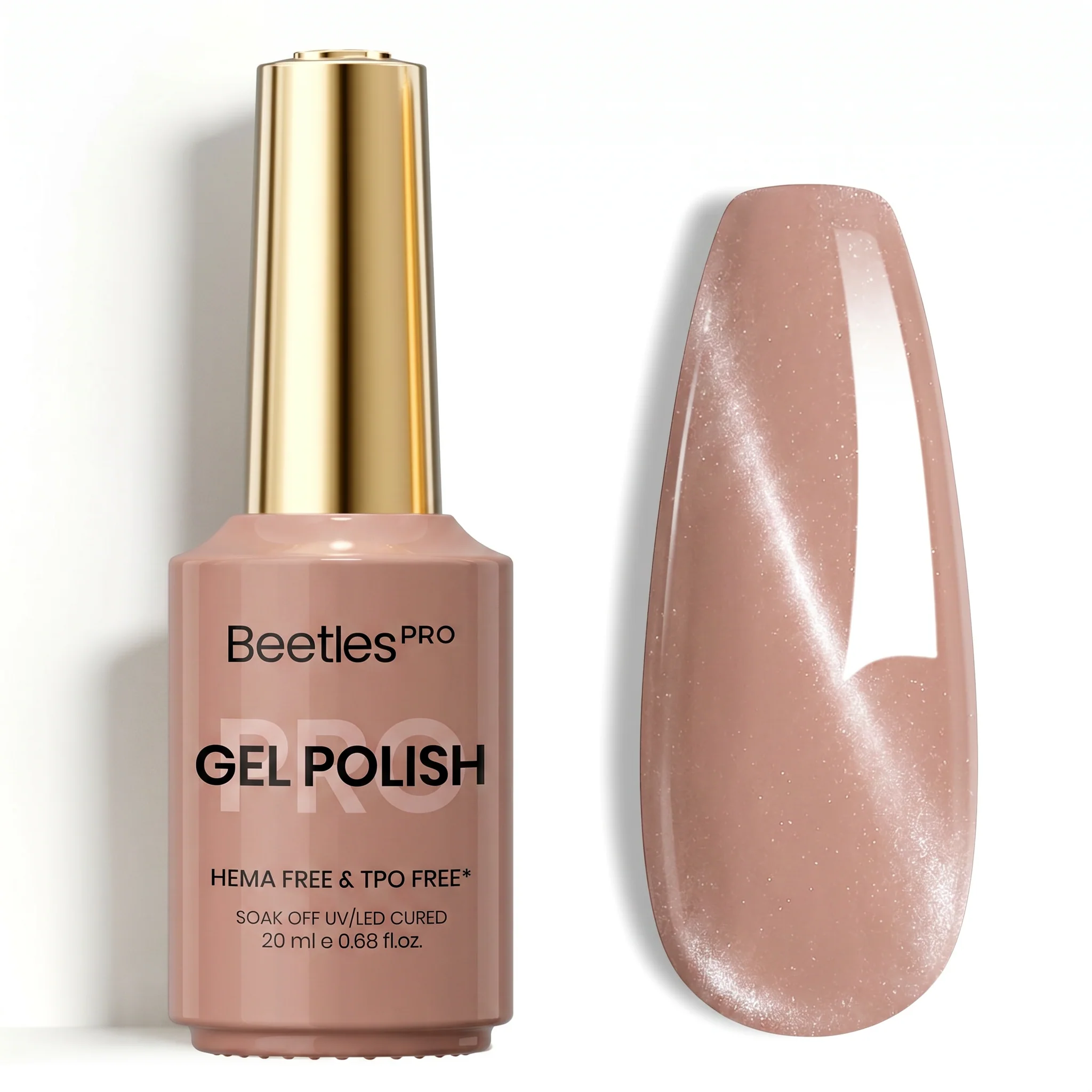 Beetles Pro Silk Serum HEMA Free TPO Free Cat Eye Gel Nail Polish 20ml