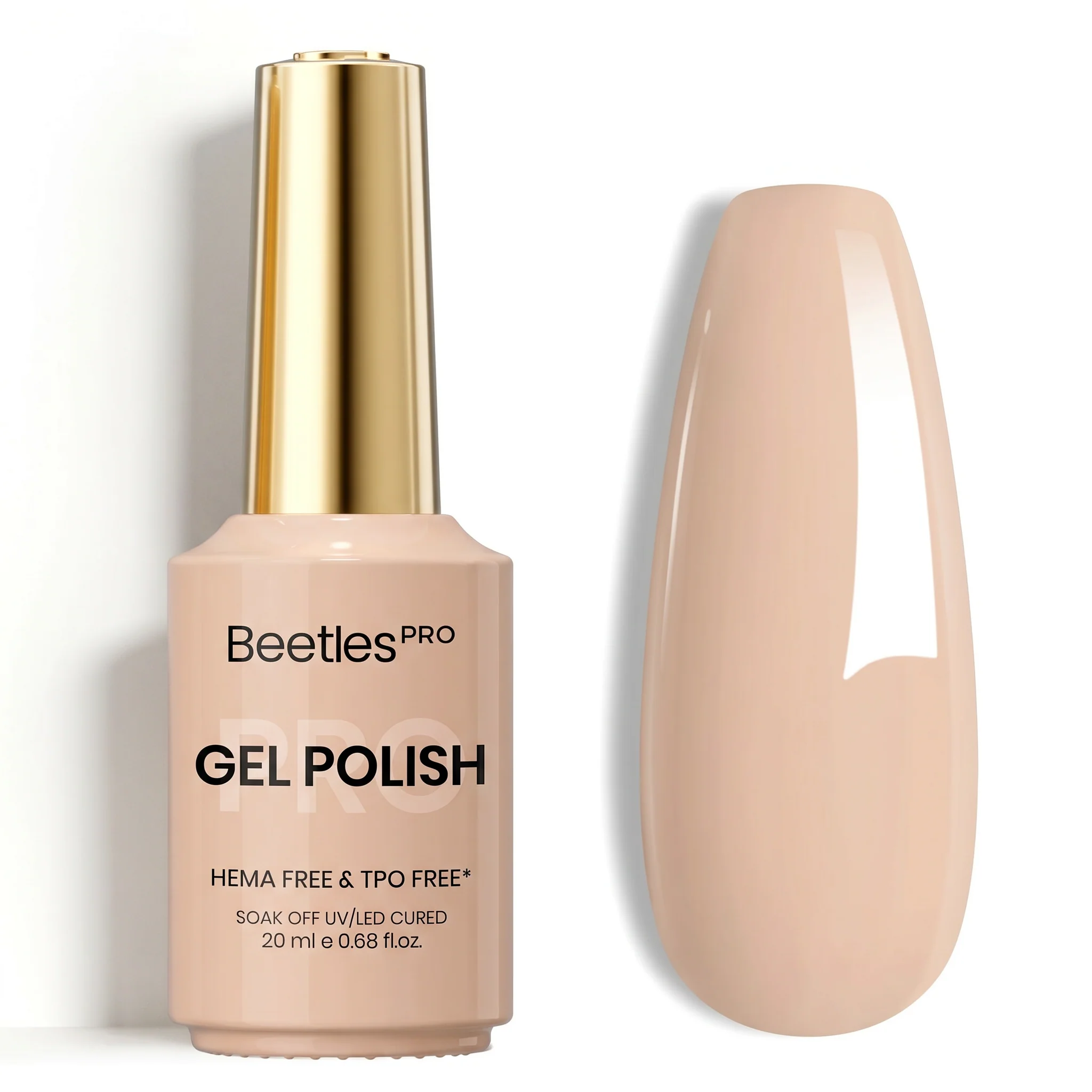 Beetles Pro Sunlit Sand HEMA Free TPO Free Gel Nail Polish 20ml