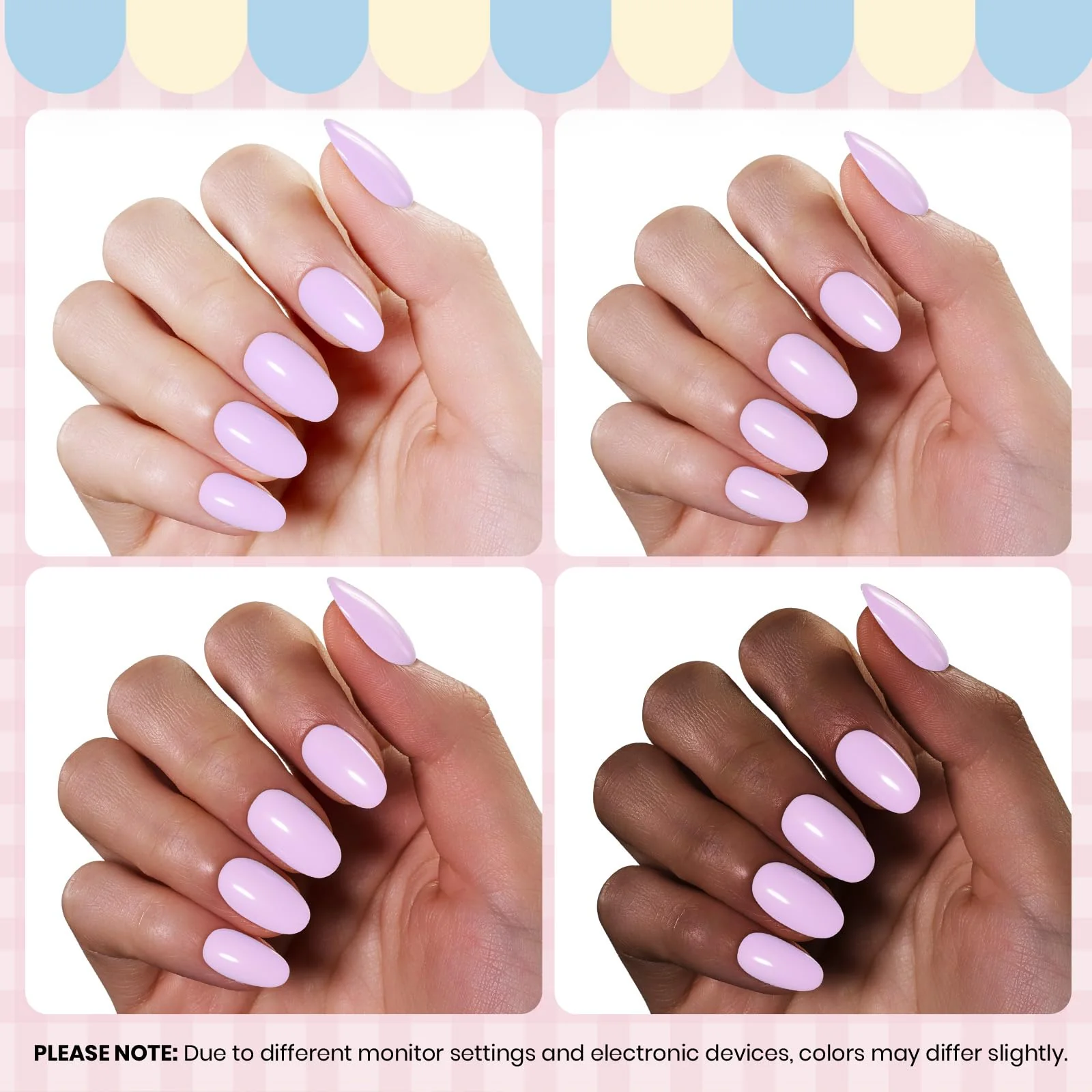 Beetles Purple Gel Nail Polish - Lavender Macarons Pastel Purple Gel Polish - Image 4