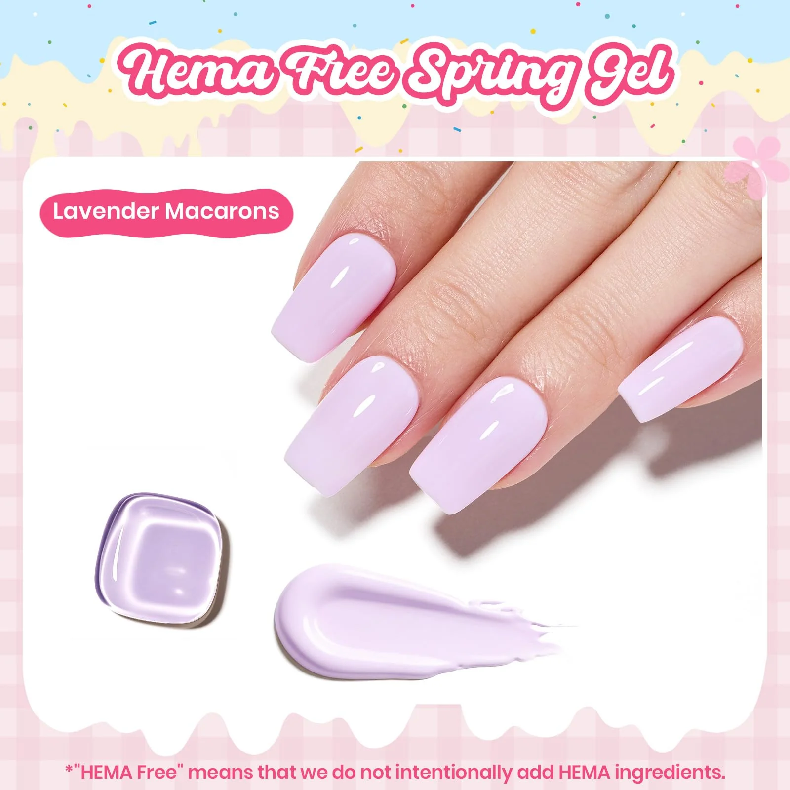 Beetles Purple Gel Nail Polish - Lavender Macarons Pastel Purple Gel Polish - Image 6
