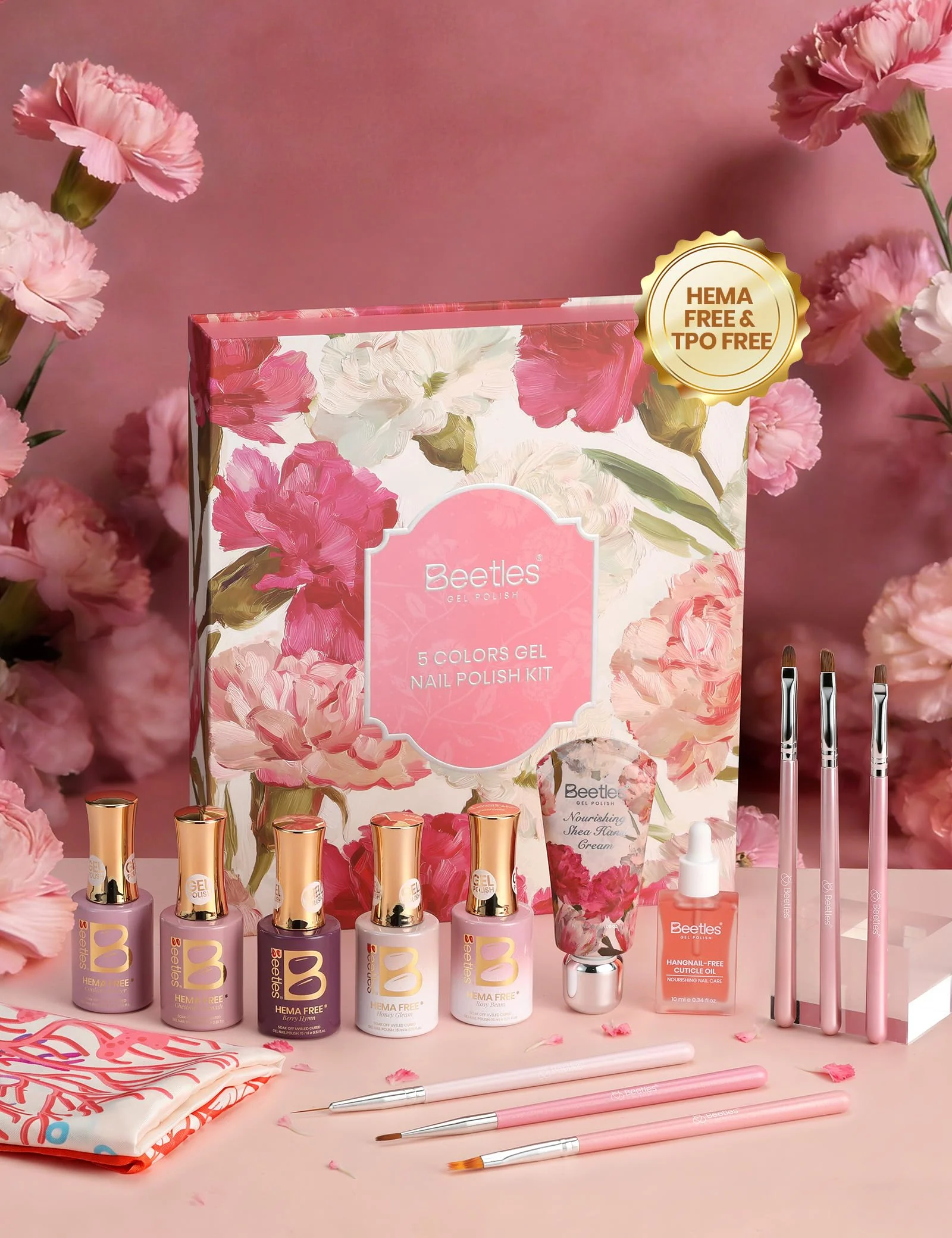 Beetles Refined Everyday Gift Box | 5-Color HEMA-Free & TPO-Free Manicure Kit - Image 7