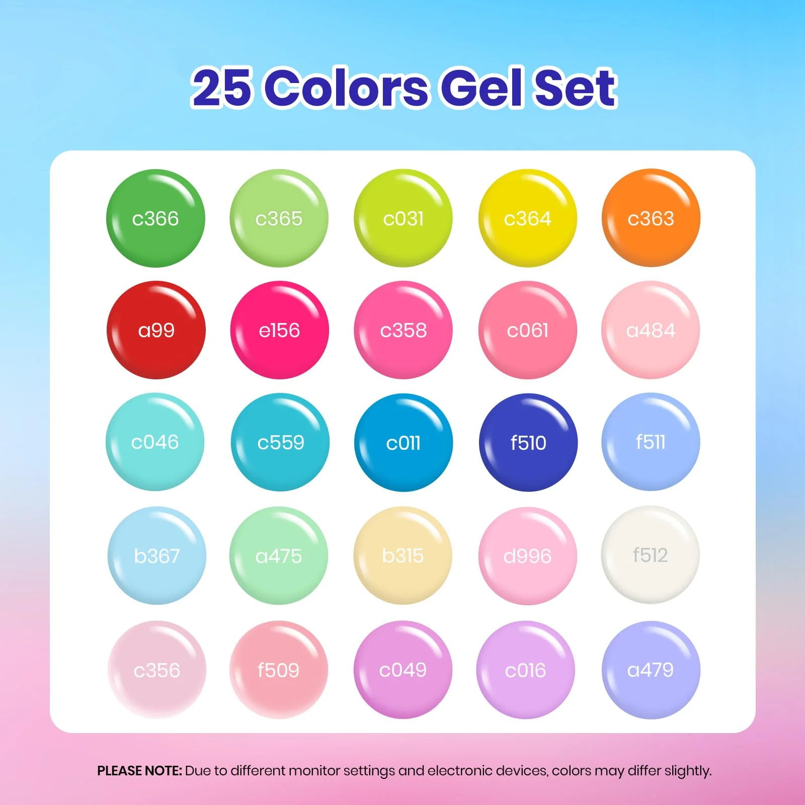 Beetles Rustic Sonata Nails Gel Nail Polish Set 25 Colors Summer Nails - Image 2